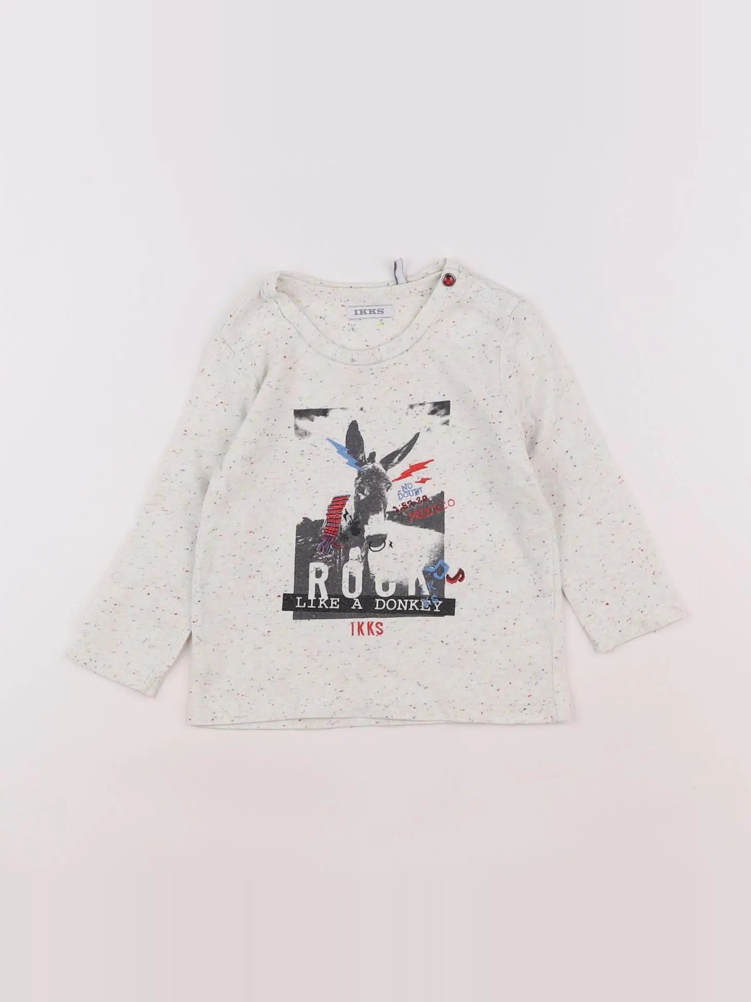 IKKS - tee-shirt blanc - 12 mois