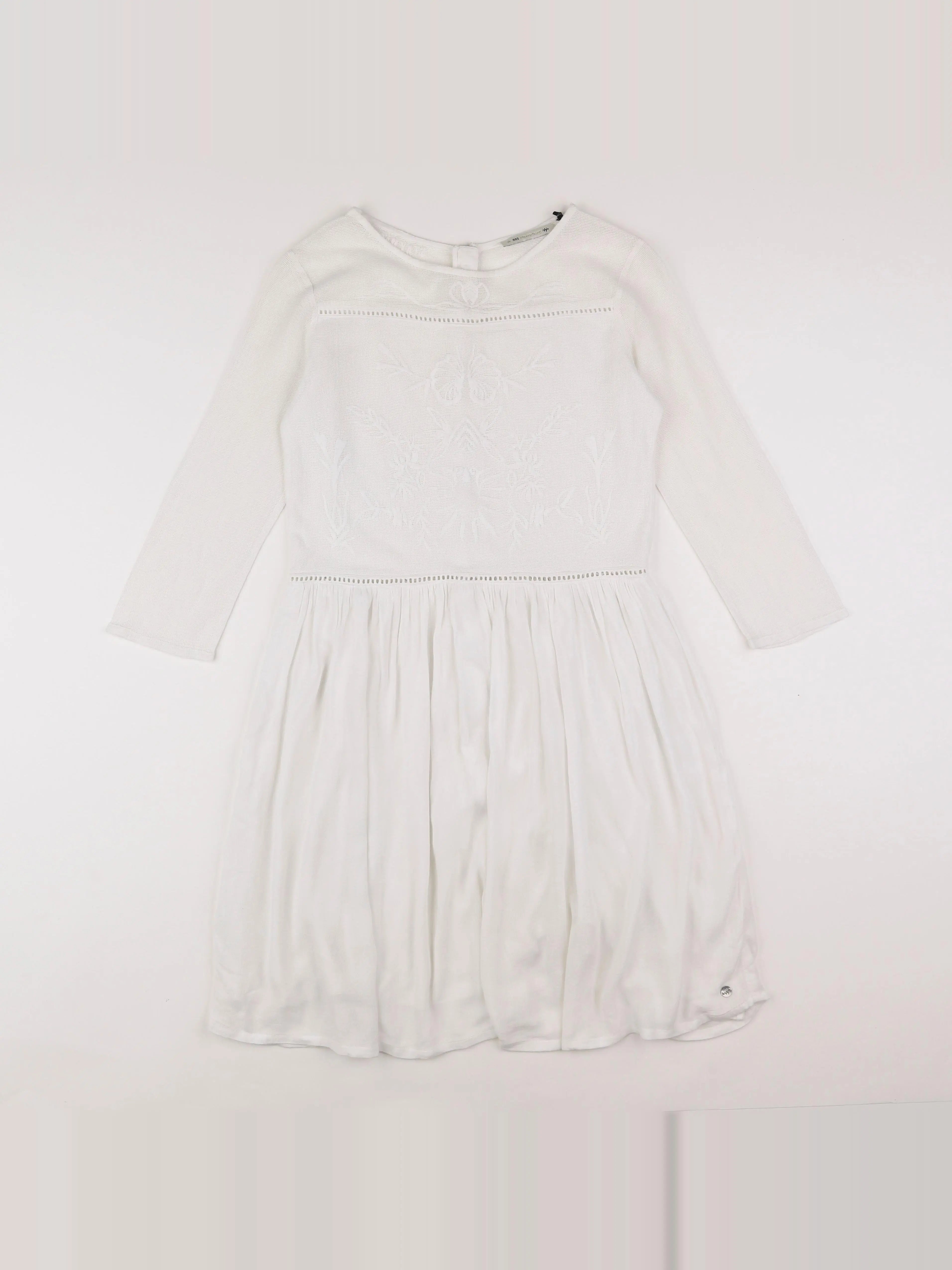 IKKS - robe blanc - 16 ans