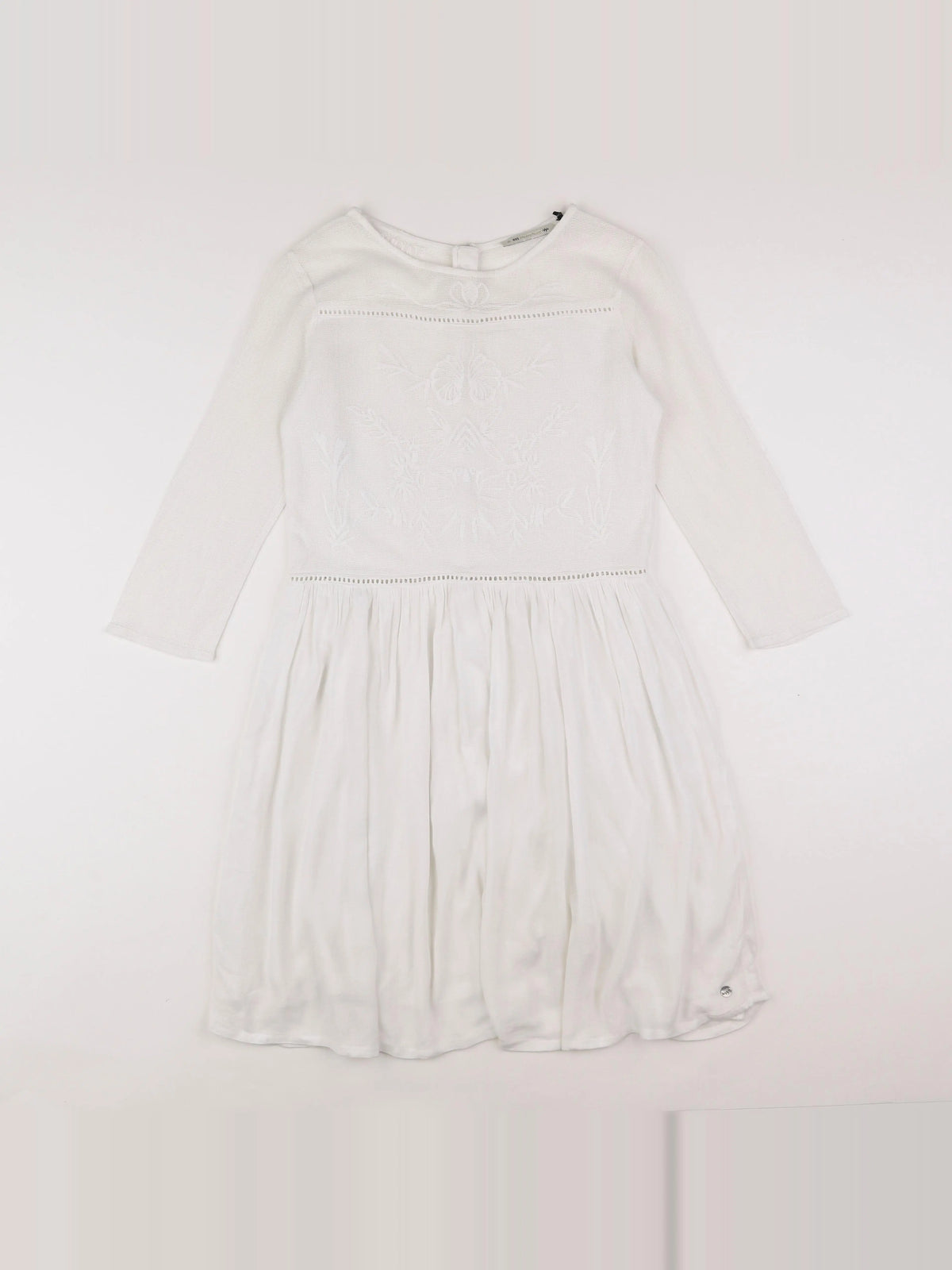 IKKS - robe blanc - 16 ans