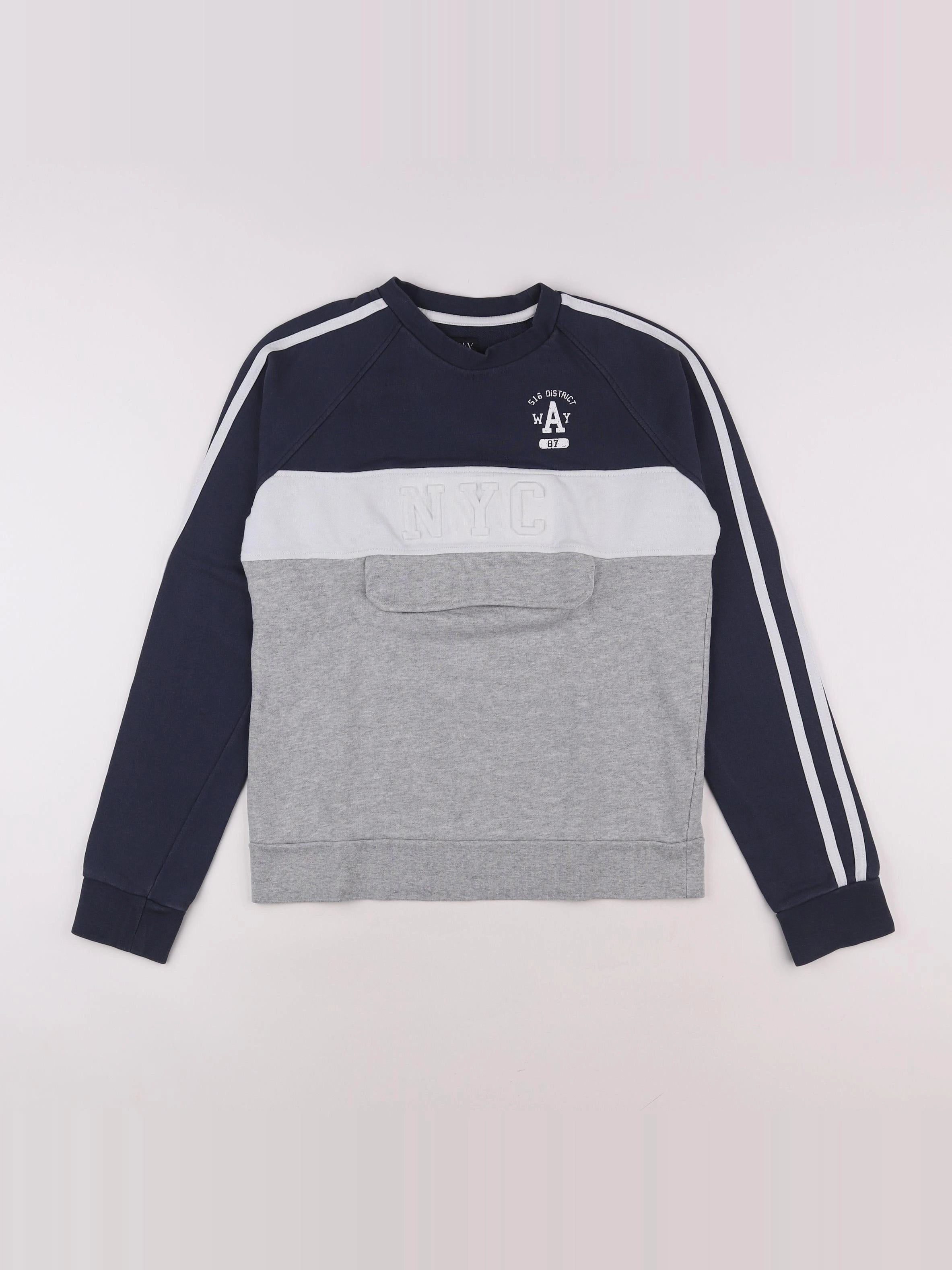 IKKS - sweat bleu - 14 ans