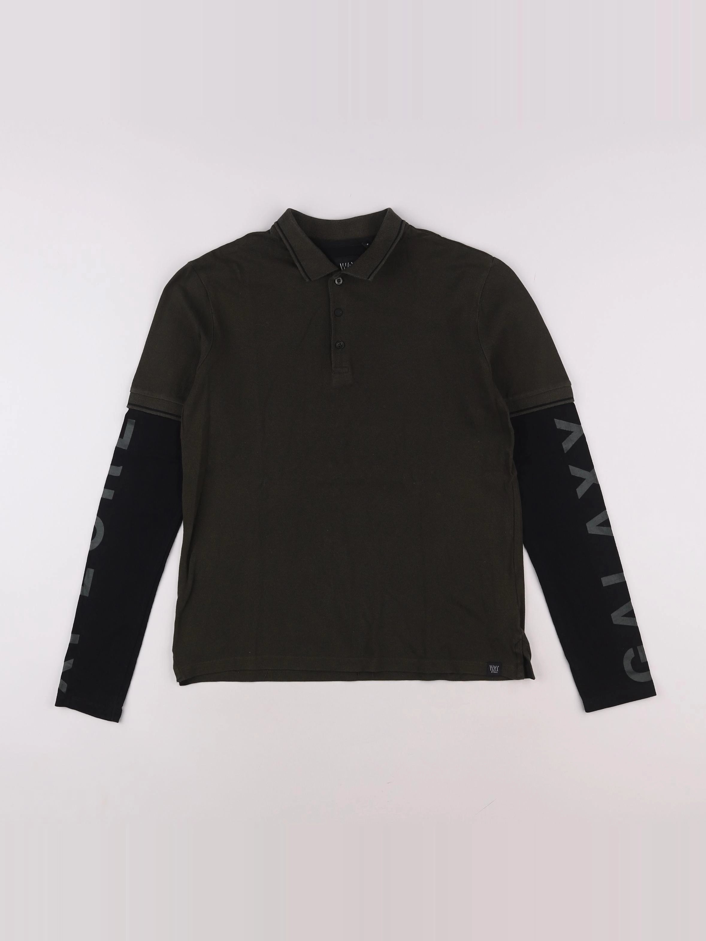 IKKS - polo vert - 14 ans