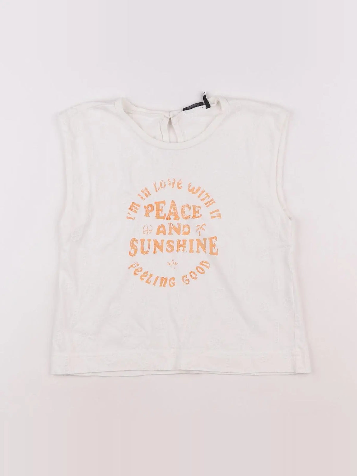 IKKS - tee-shirt blanc - 6 ans