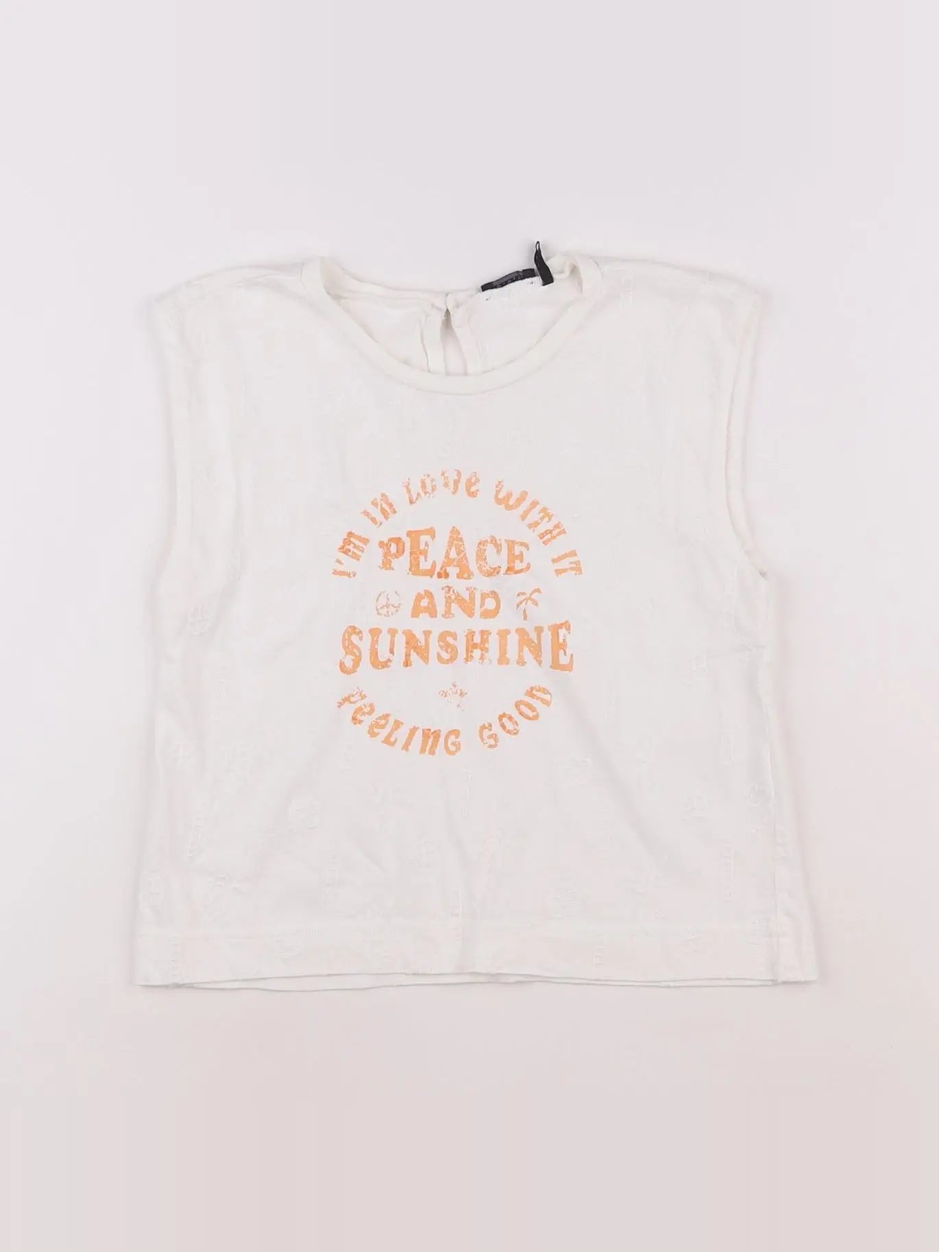 IKKS - tee-shirt blanc - 6 ans