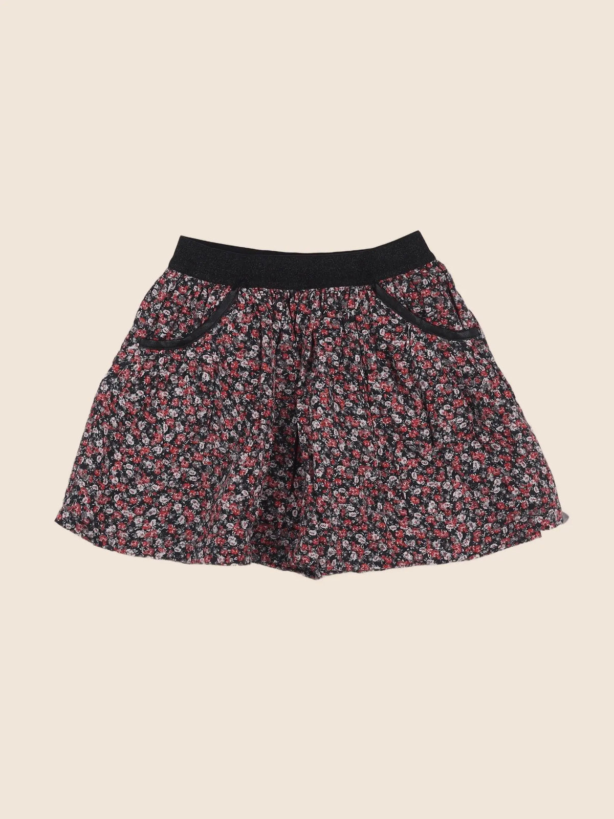 IKKS - jupe rouge, noir - 12 ans