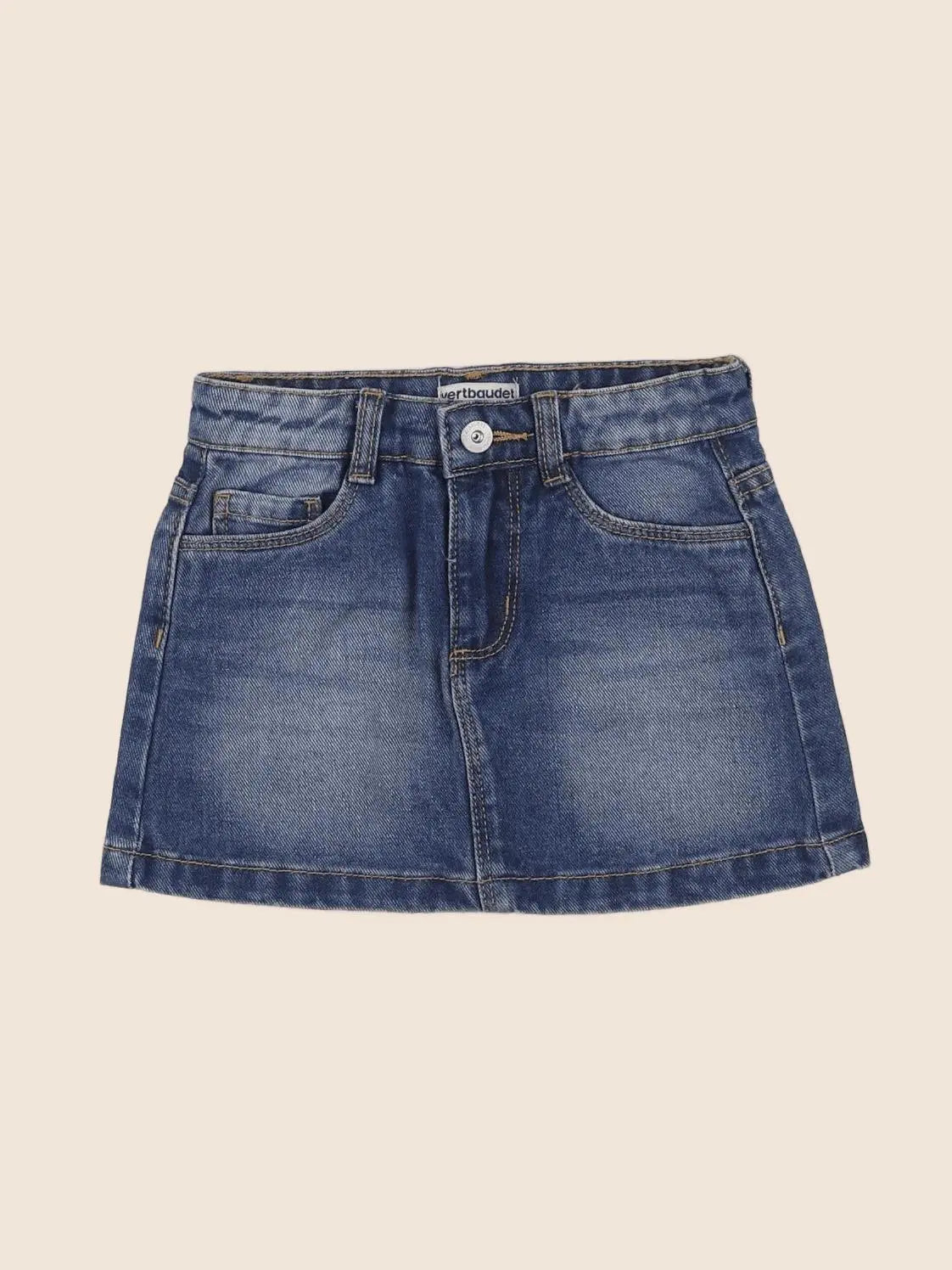 Vertbaudet - jupe bleu - 4 ans