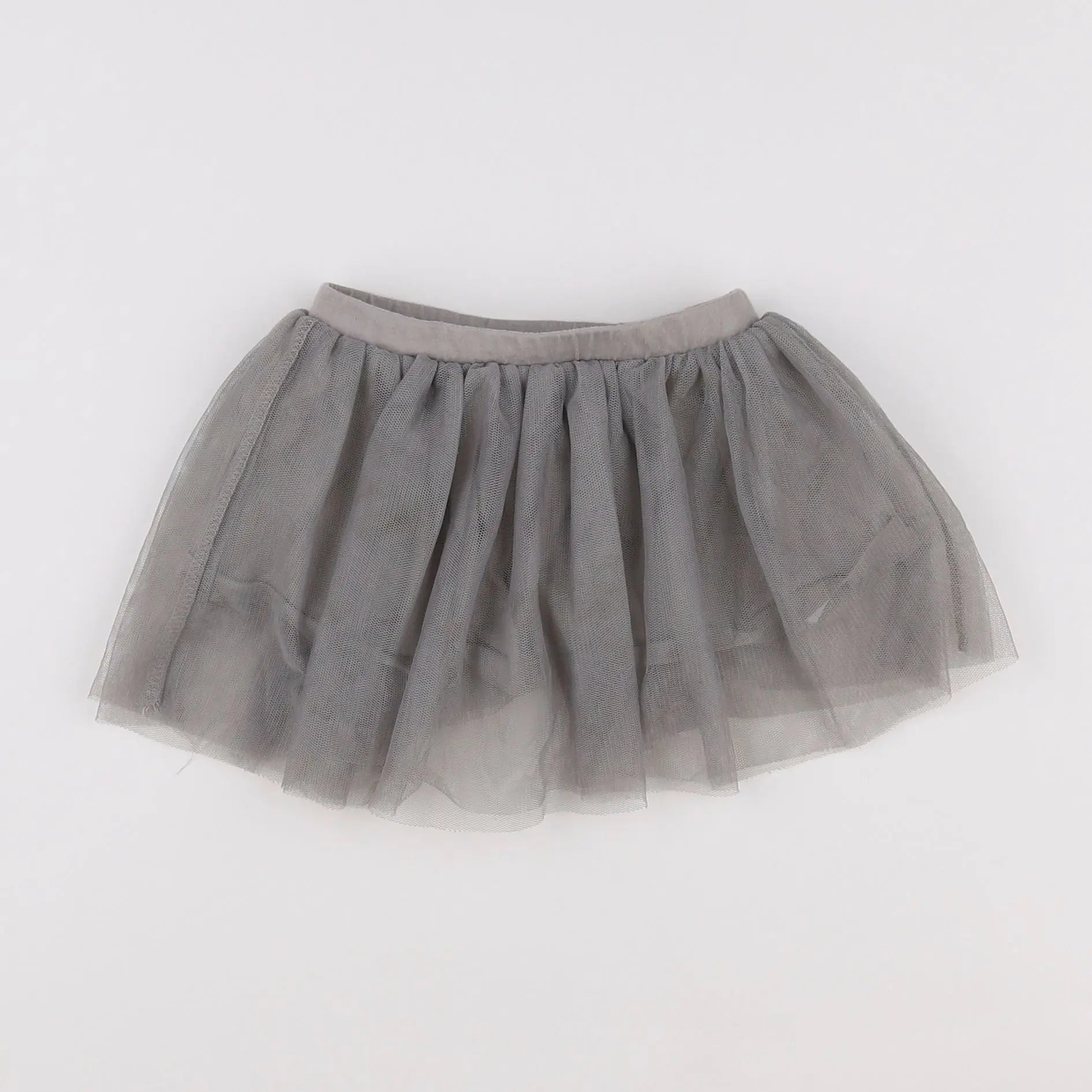 Vertbaudet - jupe gris - 2 ans