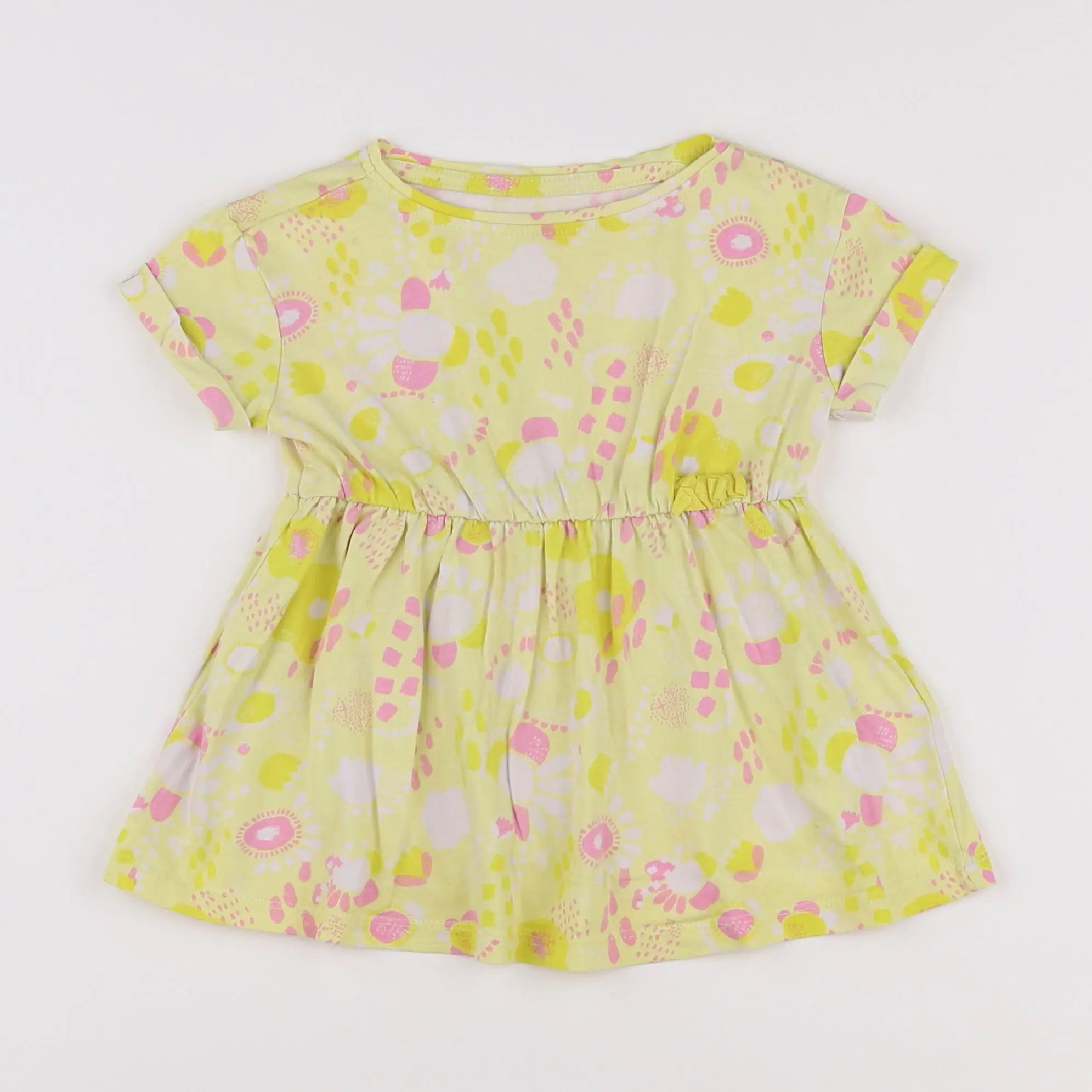 Vertbaudet - robe jaune - 2 ans