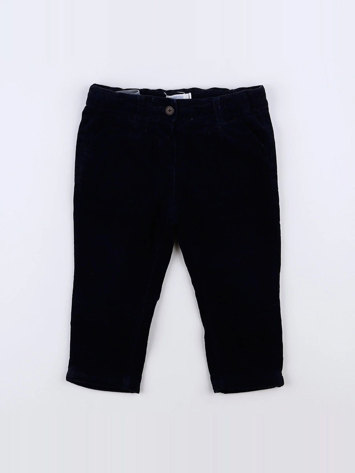 Boutchou - pantalon bleu - 12 mois