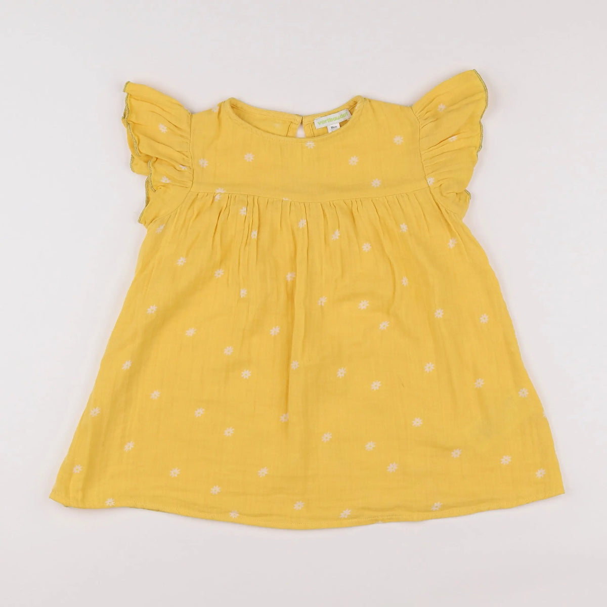 Vertbaudet - robe jaune - 2 ans