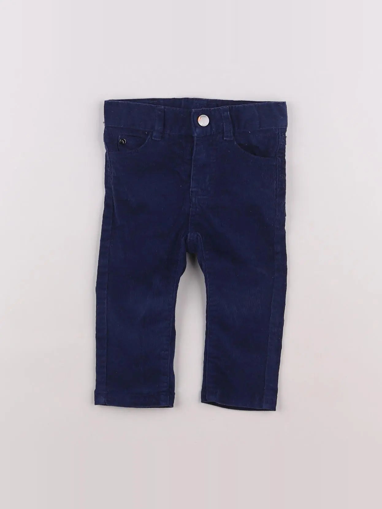 Jacadi - pantalon bleu - 12 mois