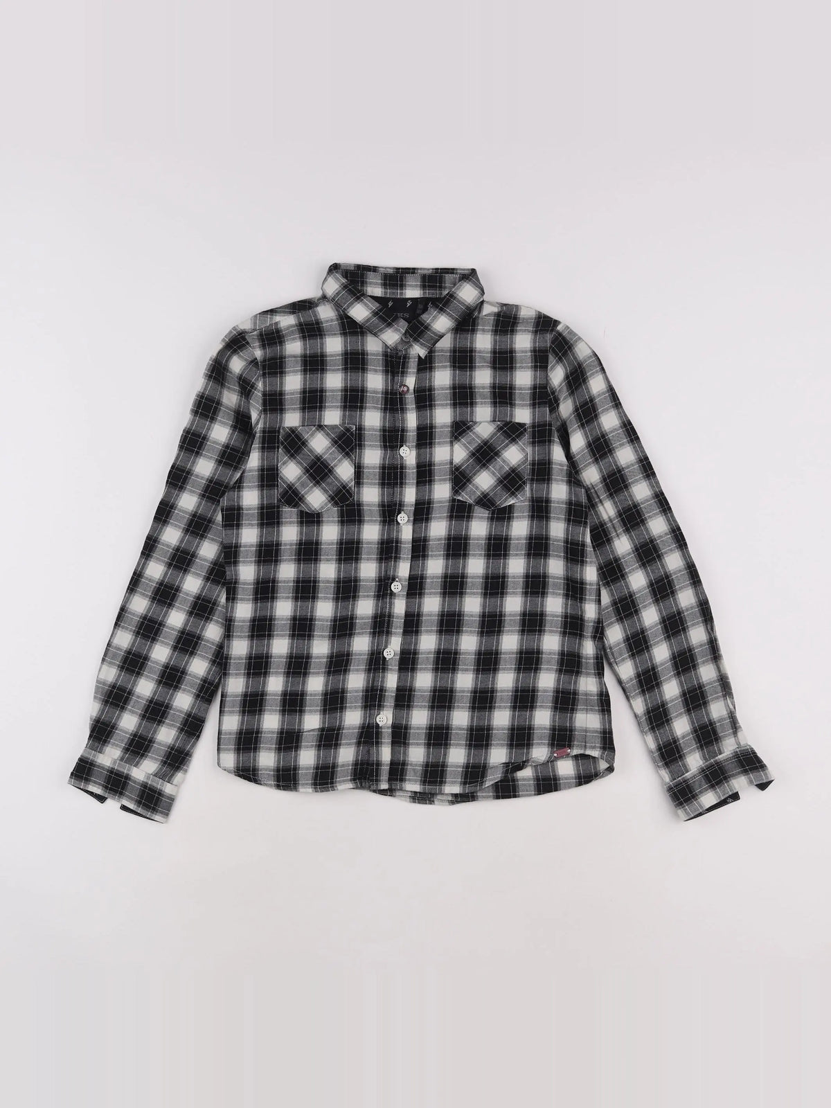 IKKS - chemise blanc, noir - 10 ans