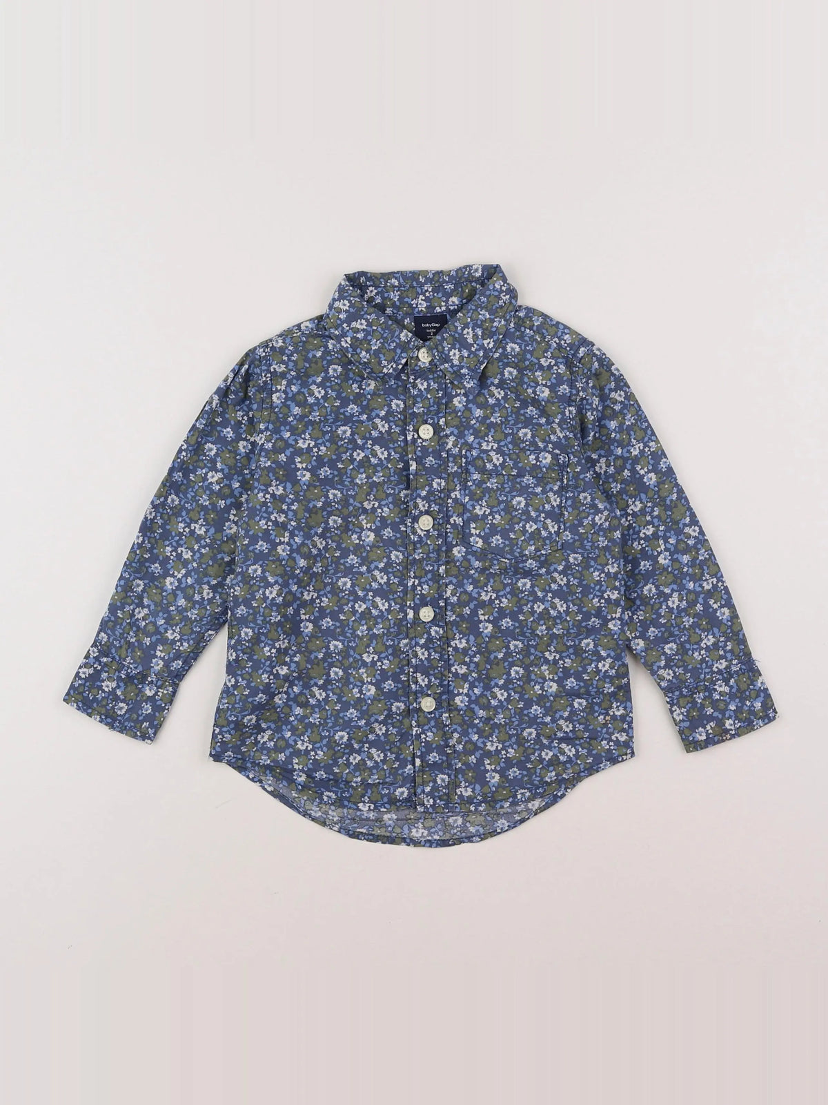 GAP - chemise bleu - 2 ans