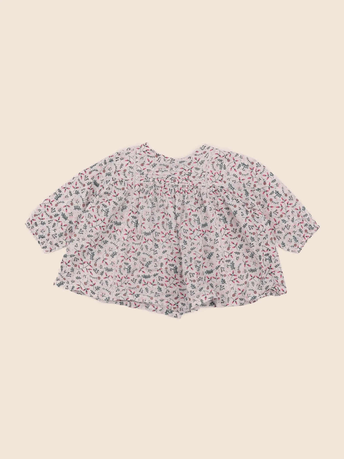 Boutchou - blouse multicolore - 9 mois