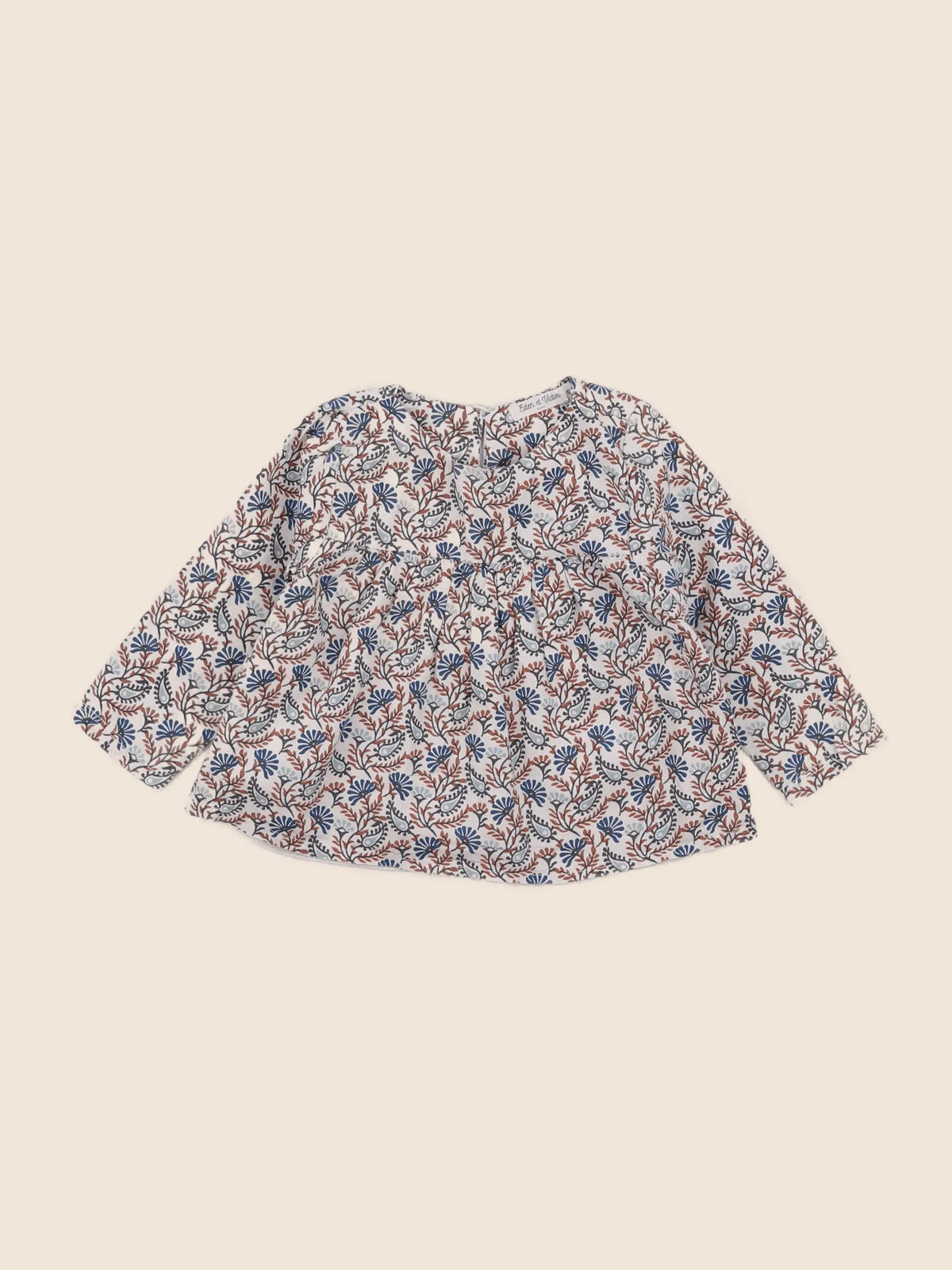 Eden & Victor - blouse multicolore - 12 mois