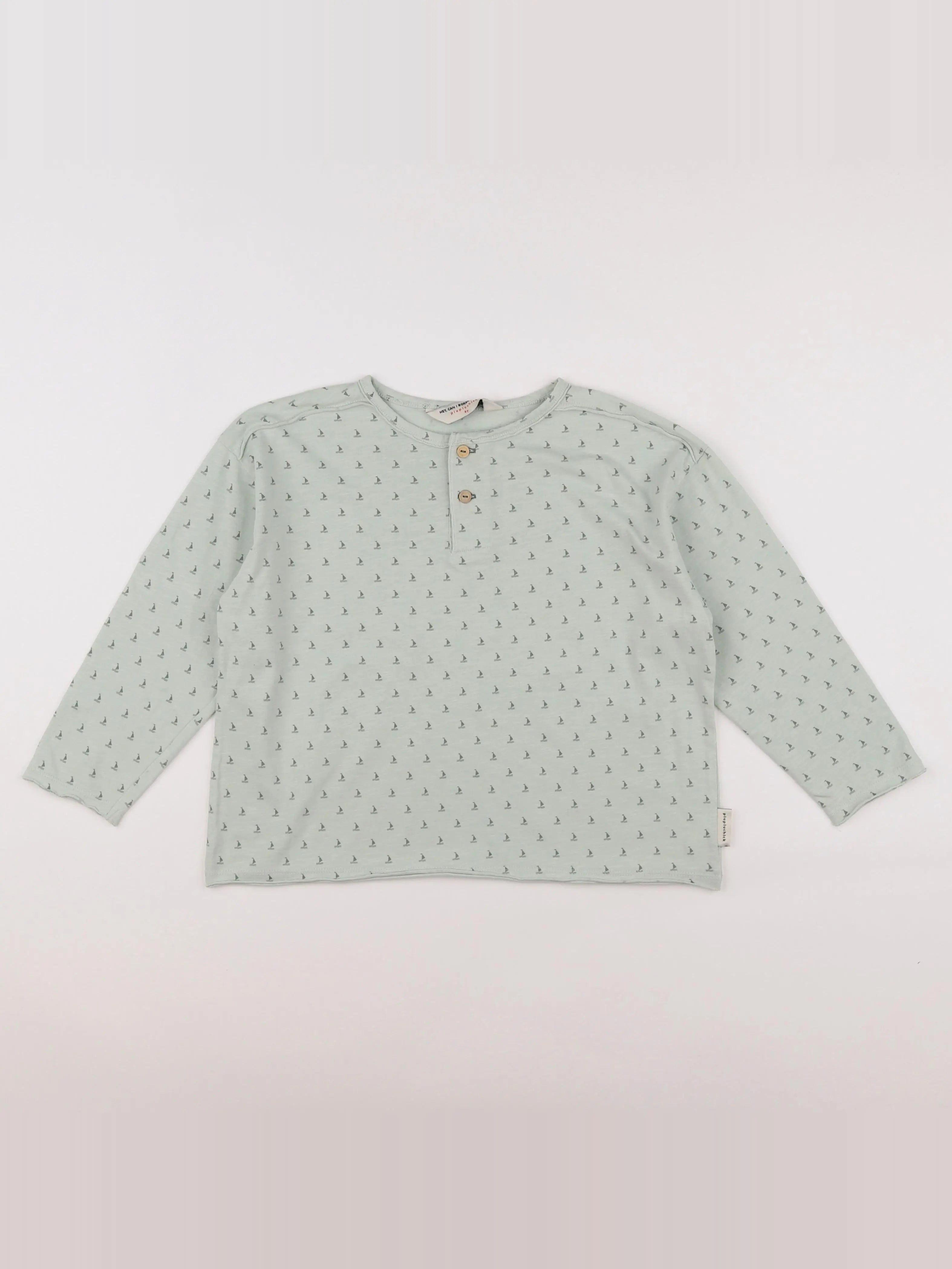 Piupiuchick - tee-shirt vert - 6 ans