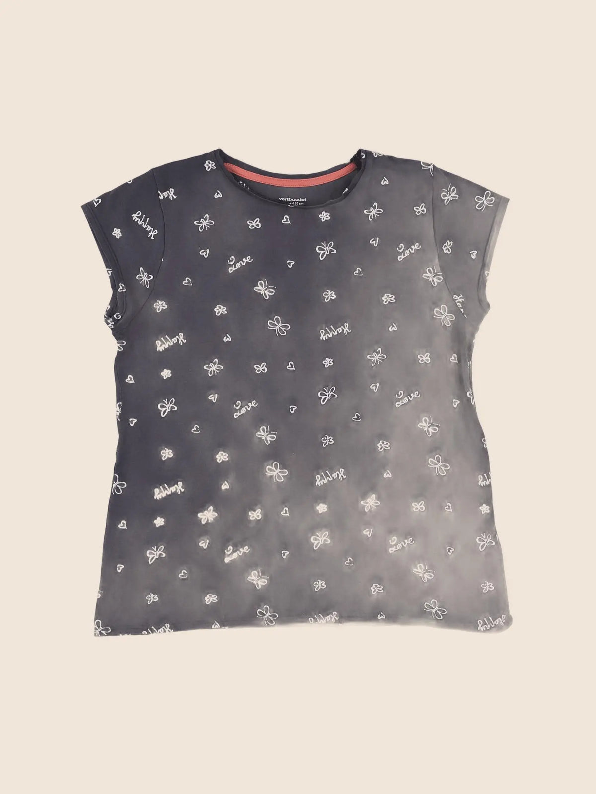 Vertbaudet - tee-shirt gris - 12 ans
