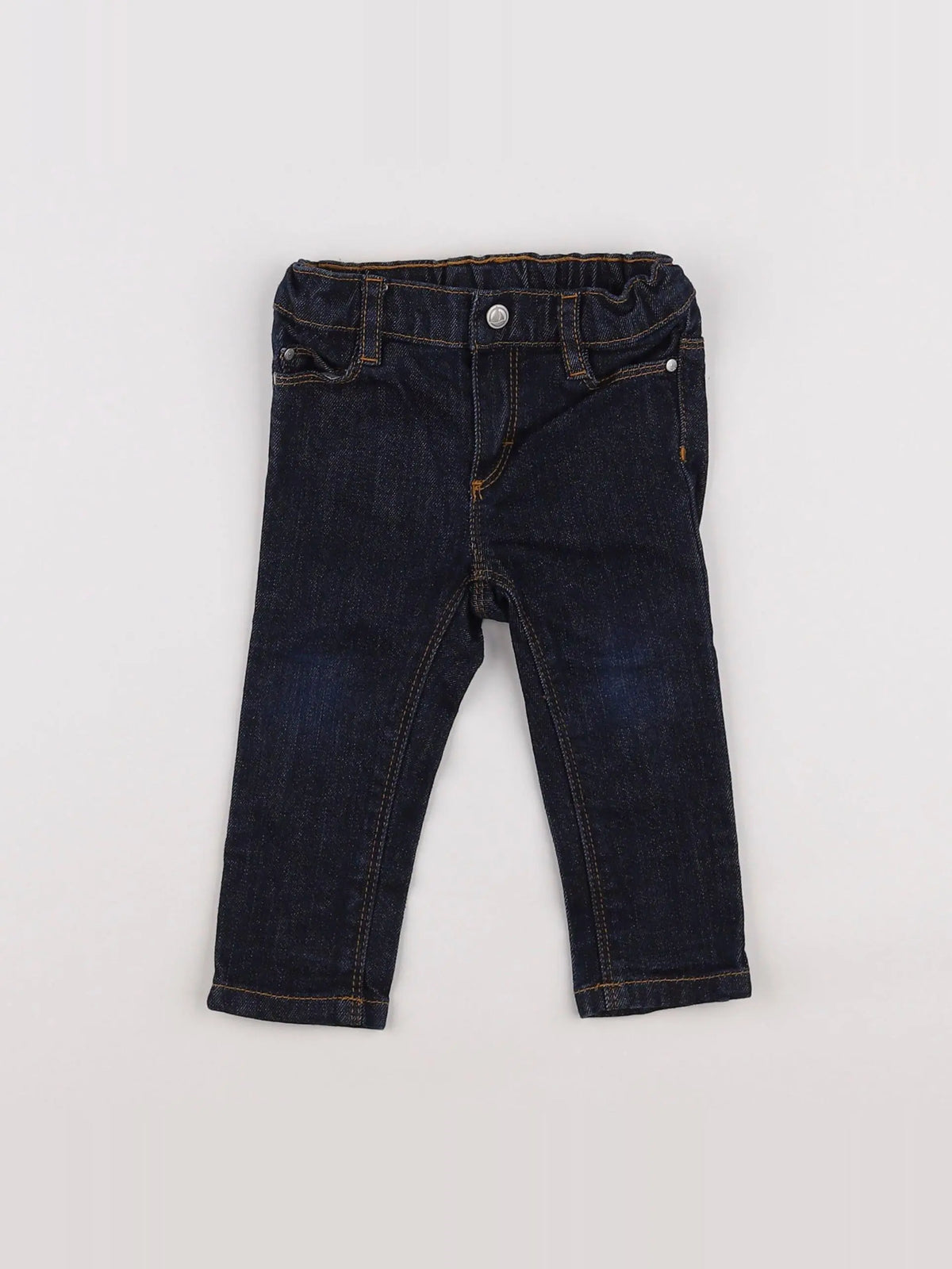 Petit Bateau - jean bleu - 12 mois