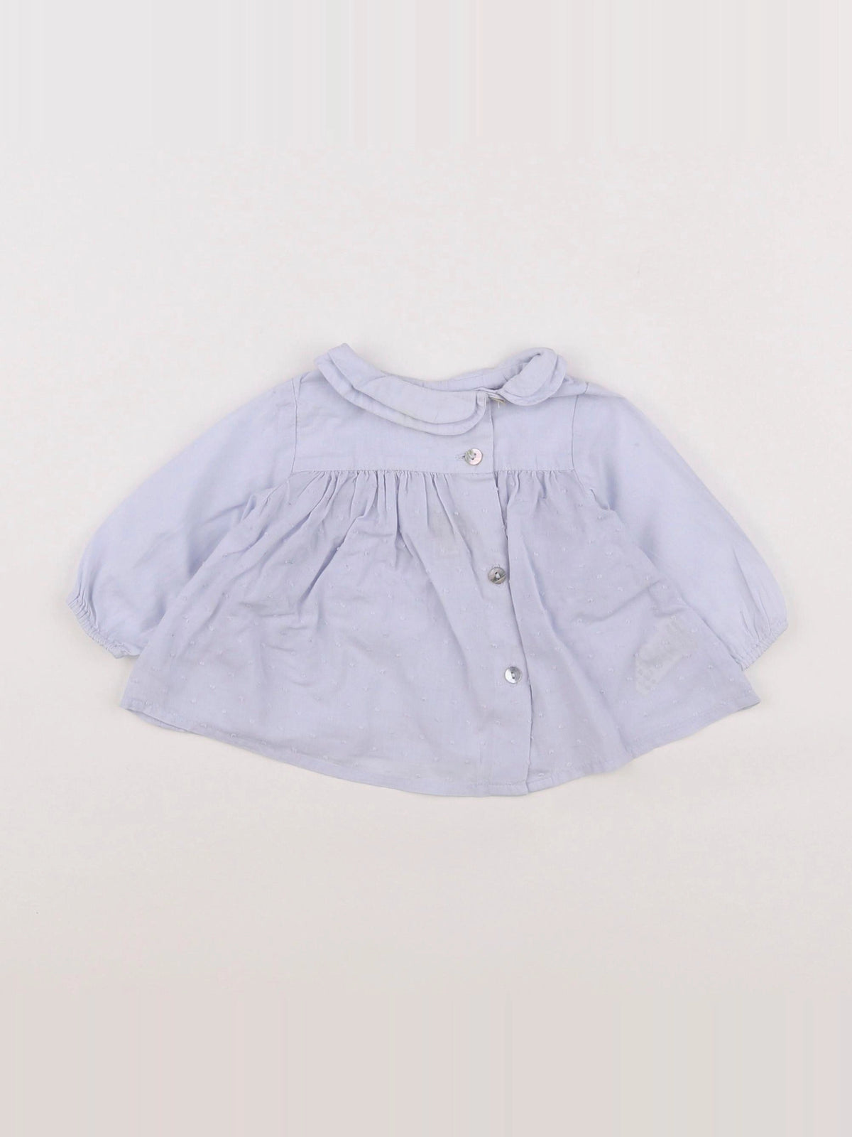 Bonton - blouse bleu - 3 mois