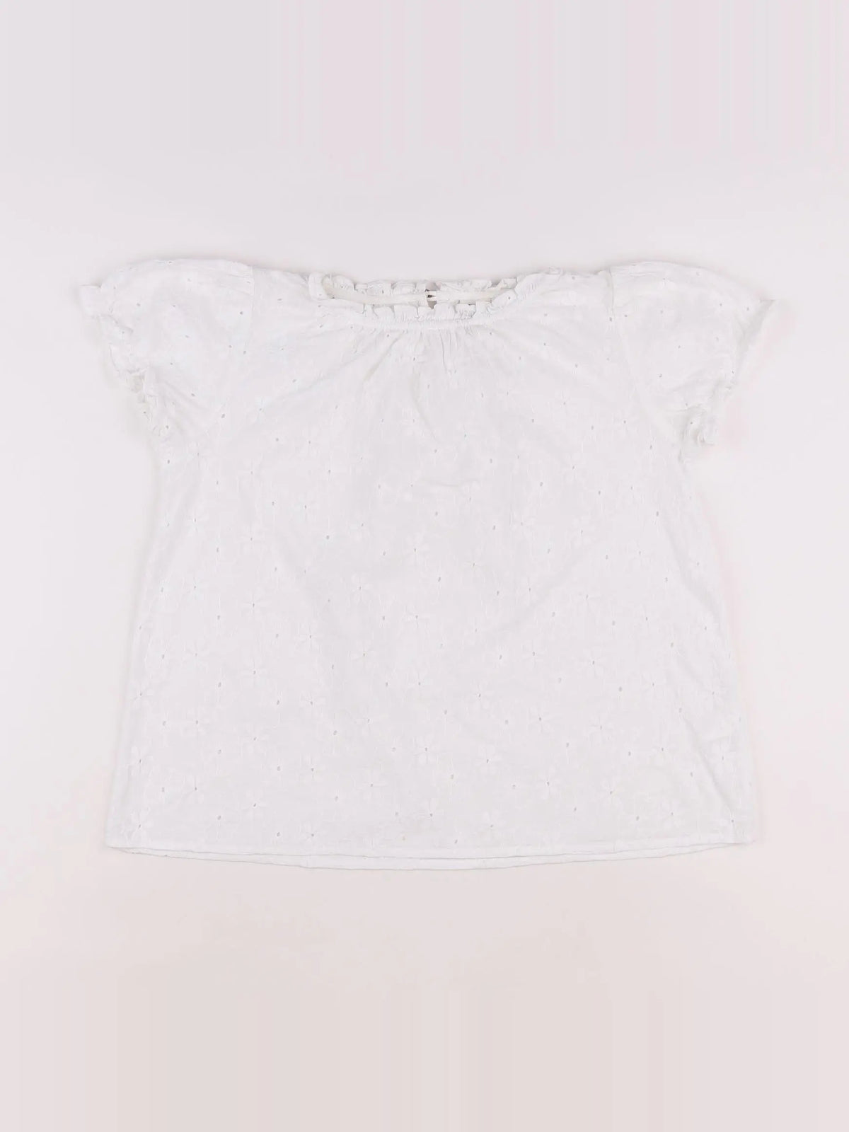 Bonton - blouse blanc - 10 ans