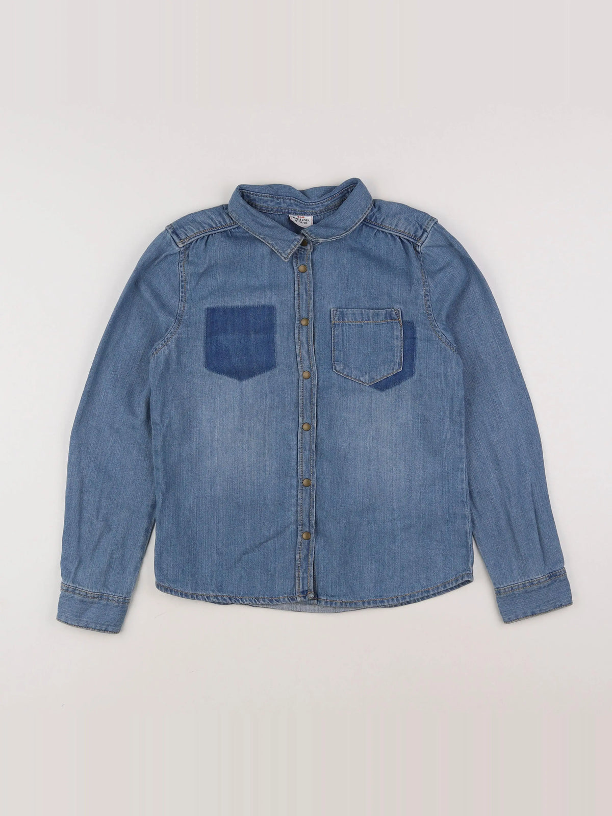 Tape à l'oeil - chemise bleu - 12 ans