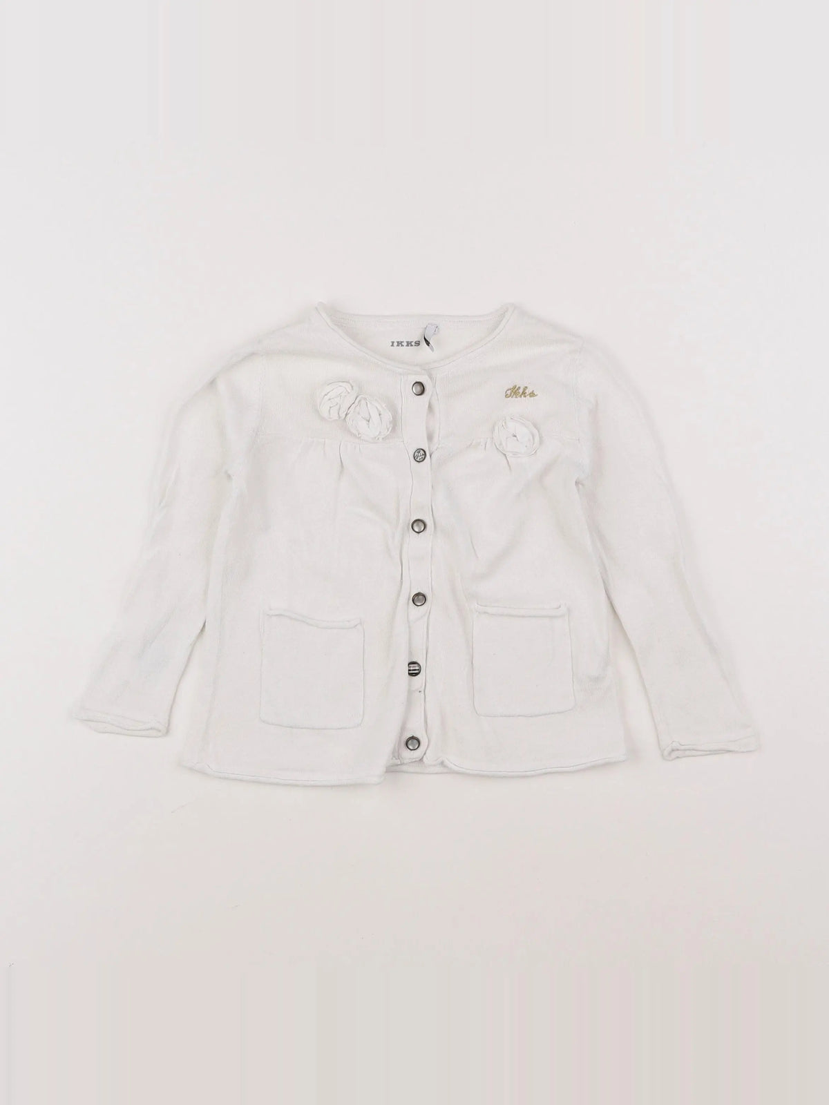 IKKS - gilet blanc - 2 ans