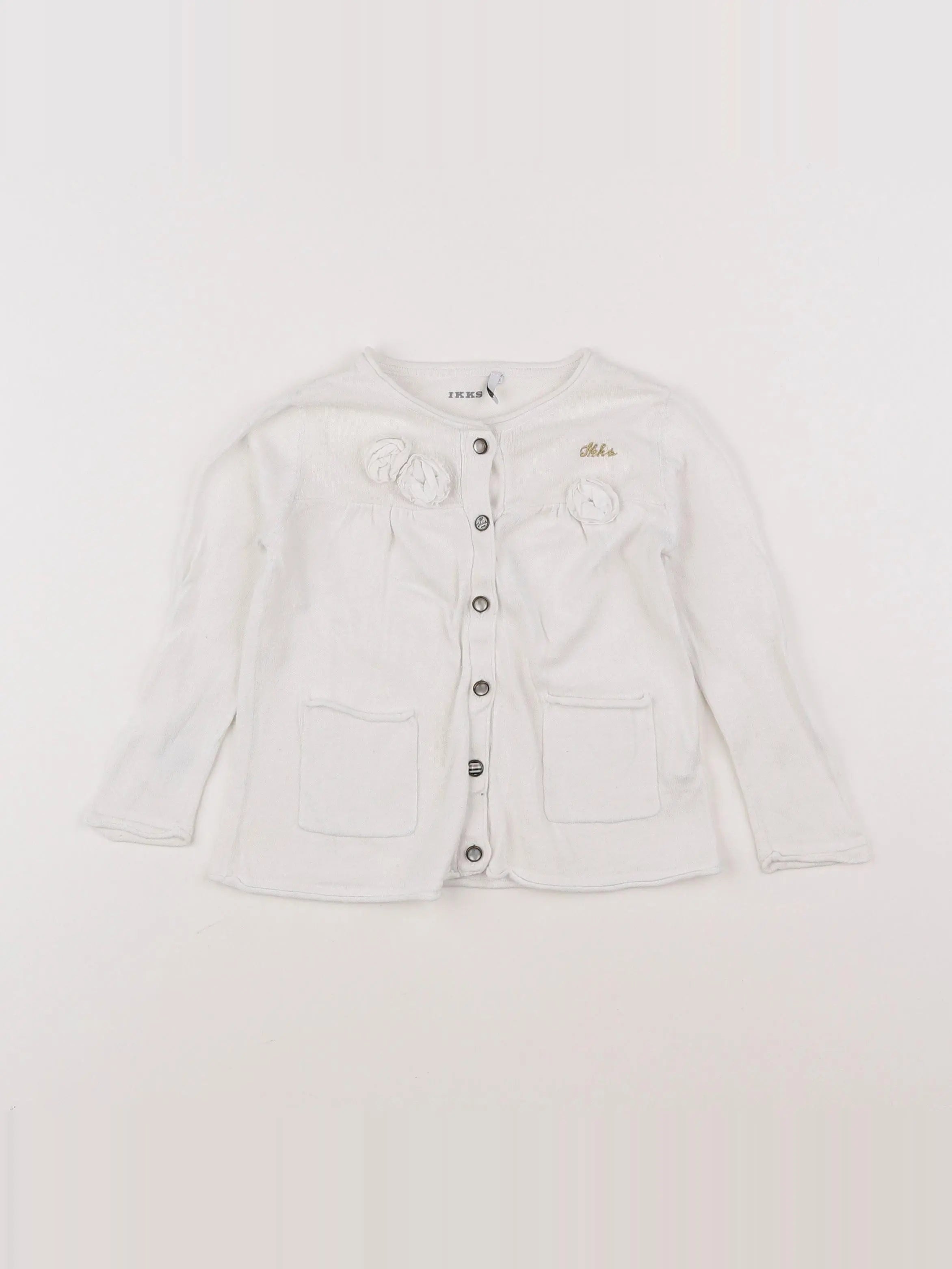IKKS - gilet blanc - 2 ans