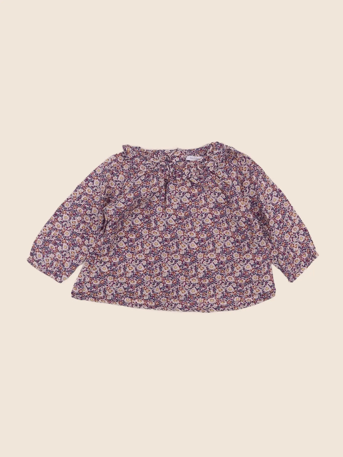 Boutchou - blouse multicolore - 12 mois