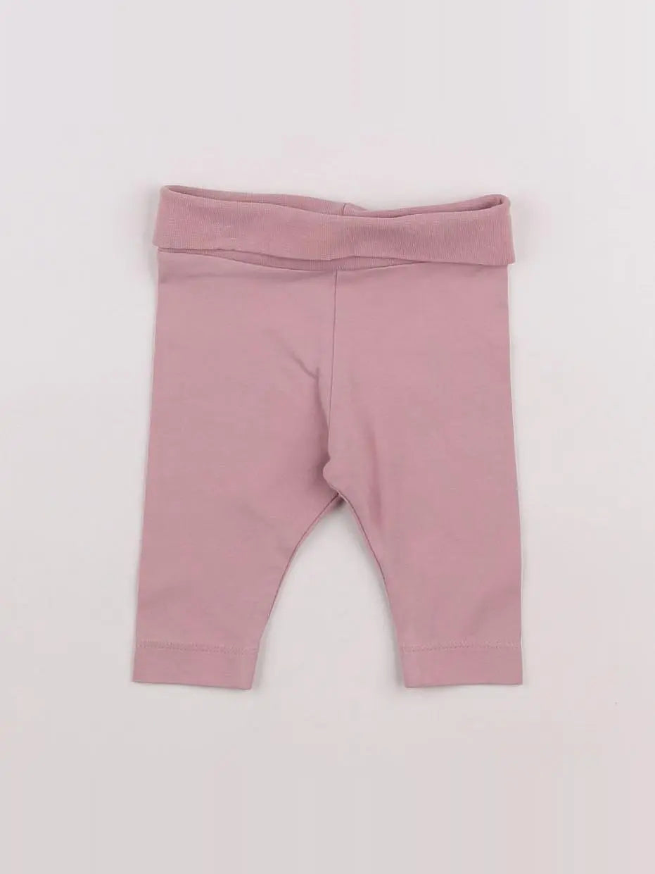 H&M - legging rose - 1/3 mois