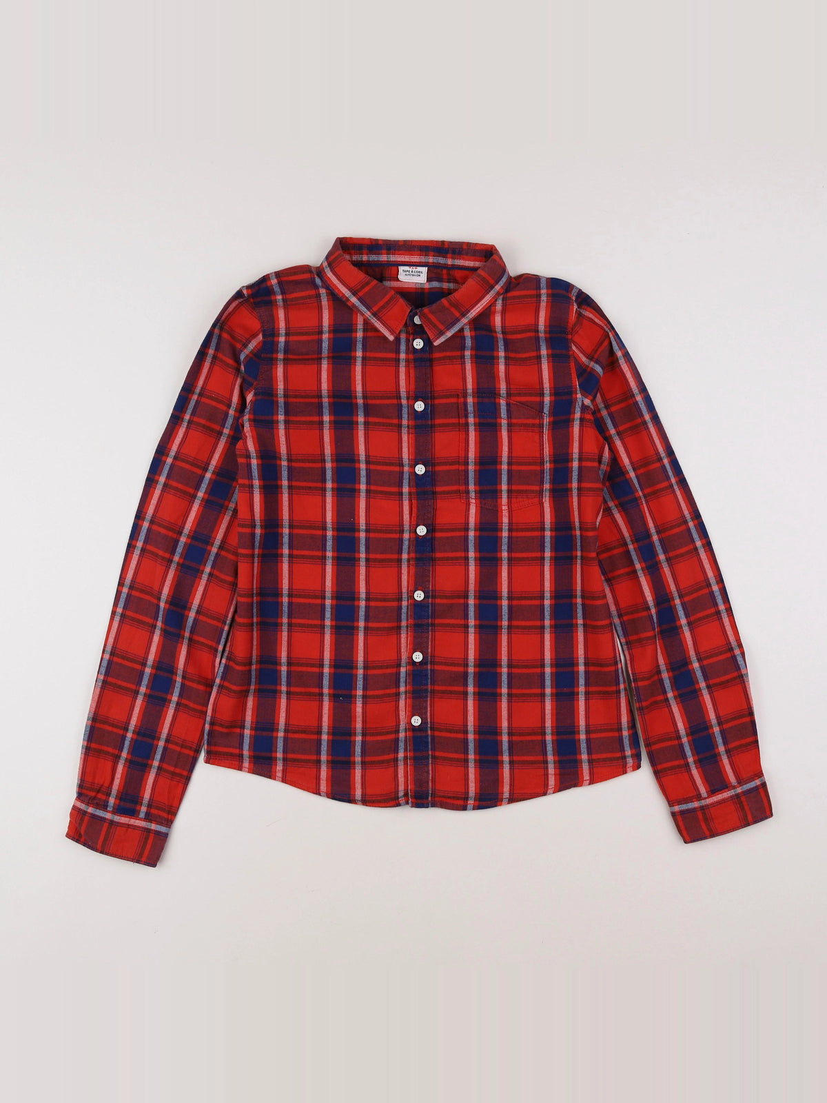 Tape à l'oeil - chemise rouge - 14 ans