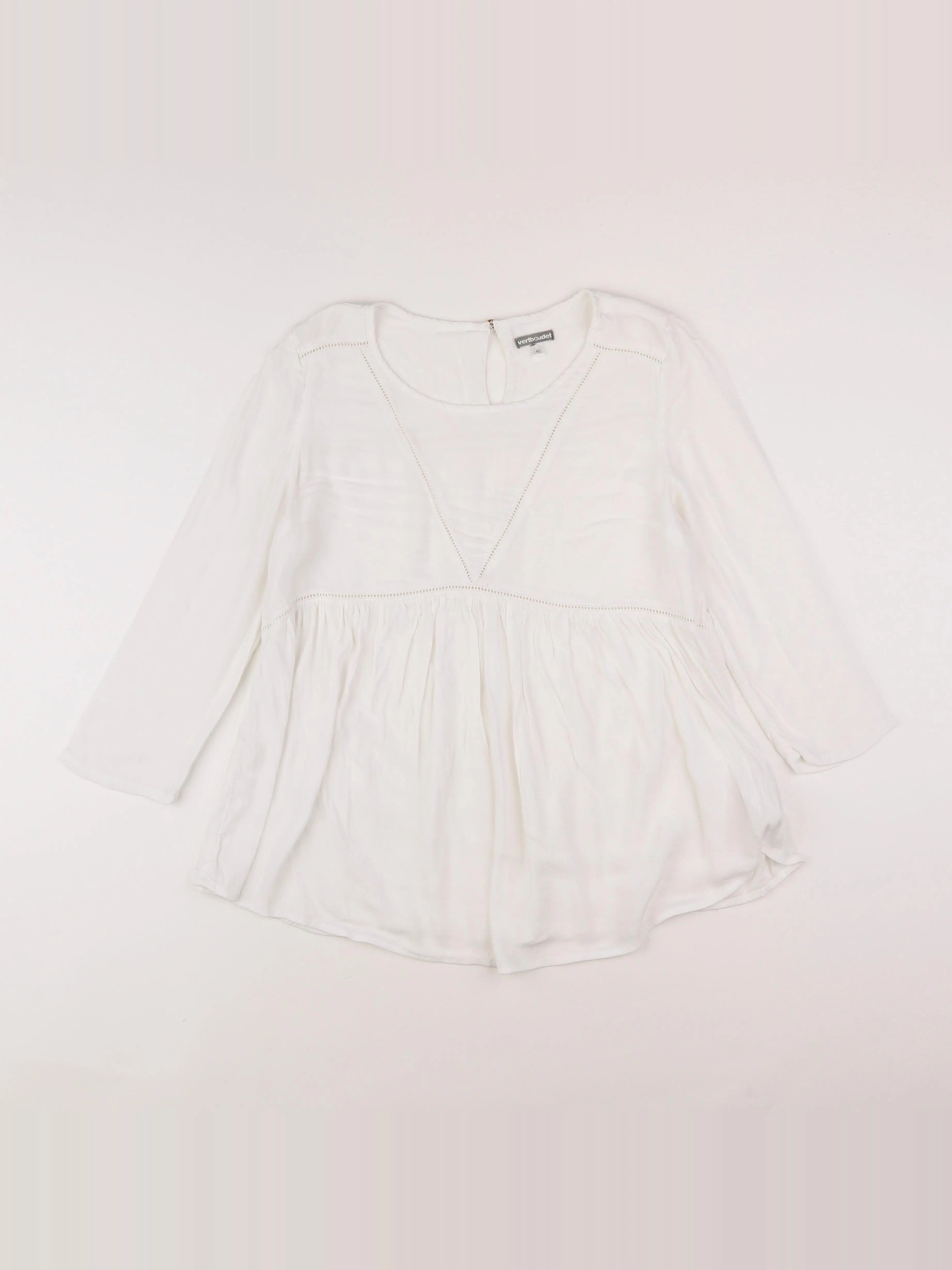Vertbaudet - blouse grossesse blanc - 40