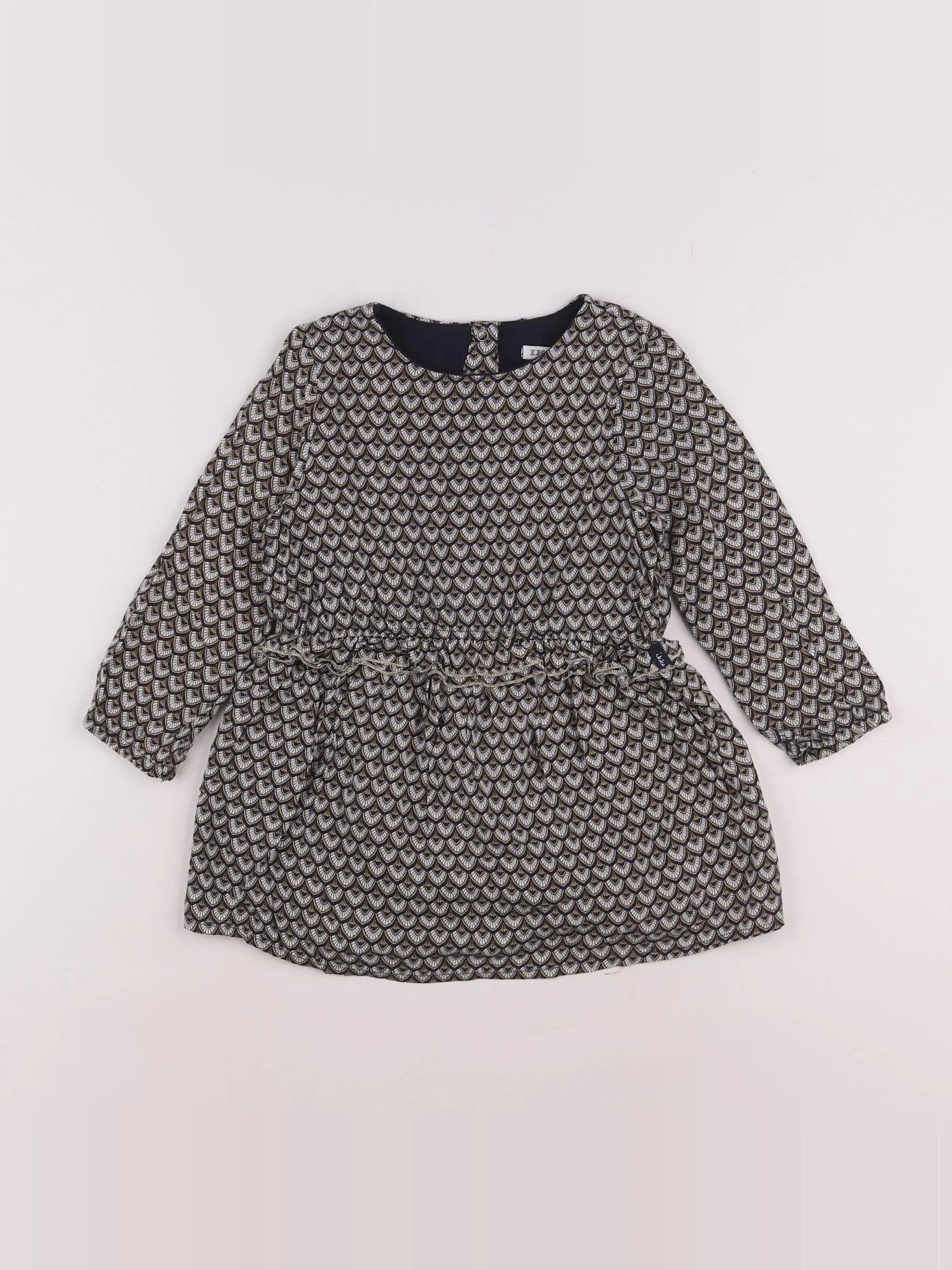 IKKS - robe gris - 2 ans