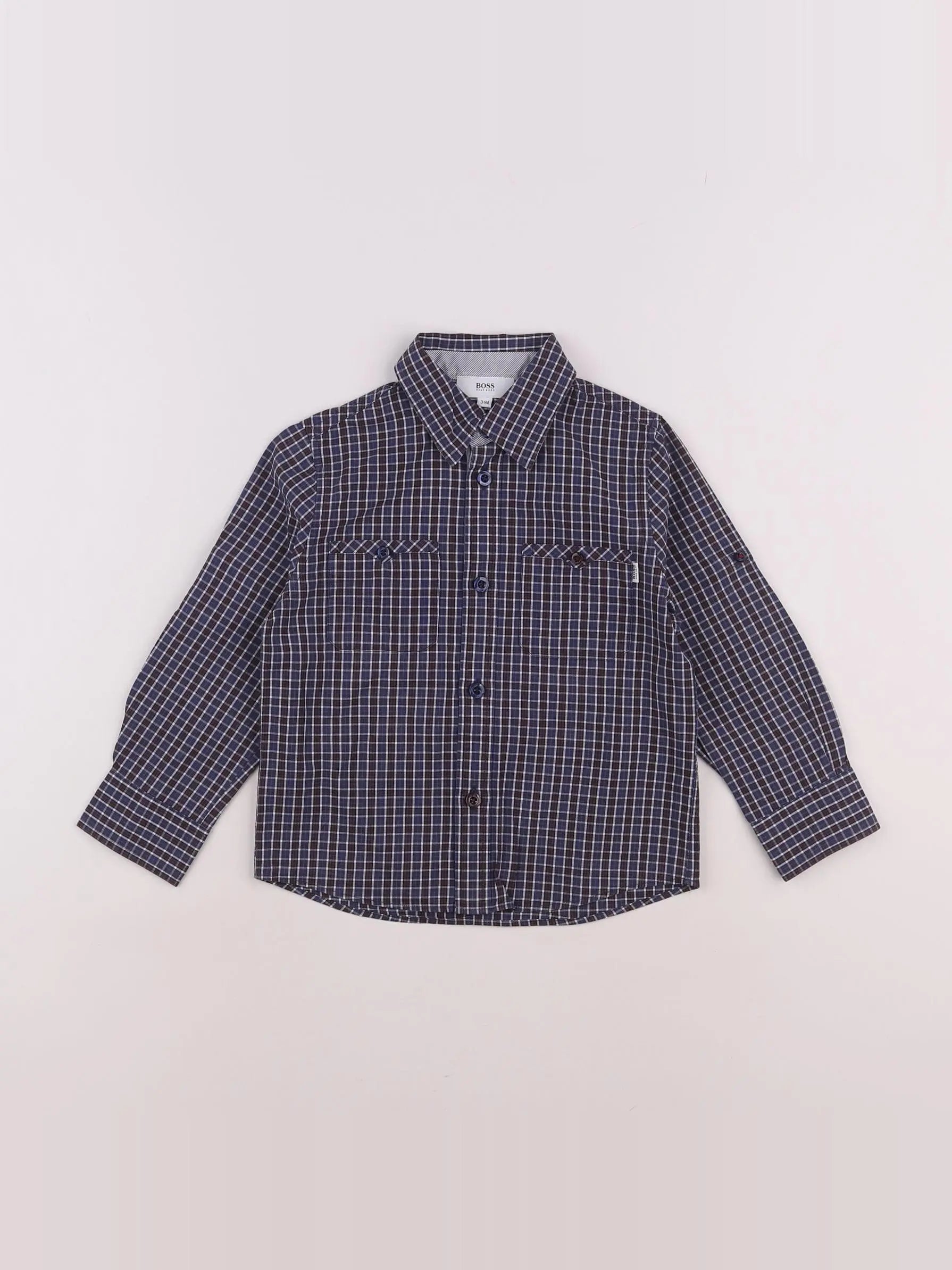 Hugo Boss - chemise bleu - 3 ans