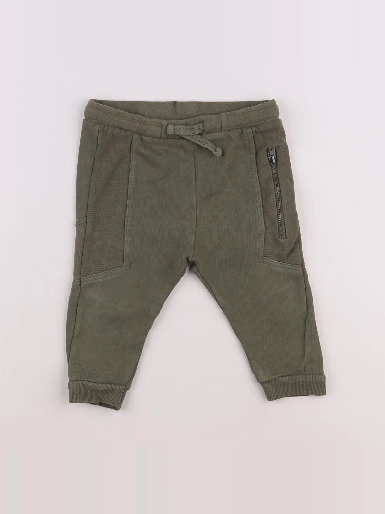 Zara - jogging vert - 9/12 mois