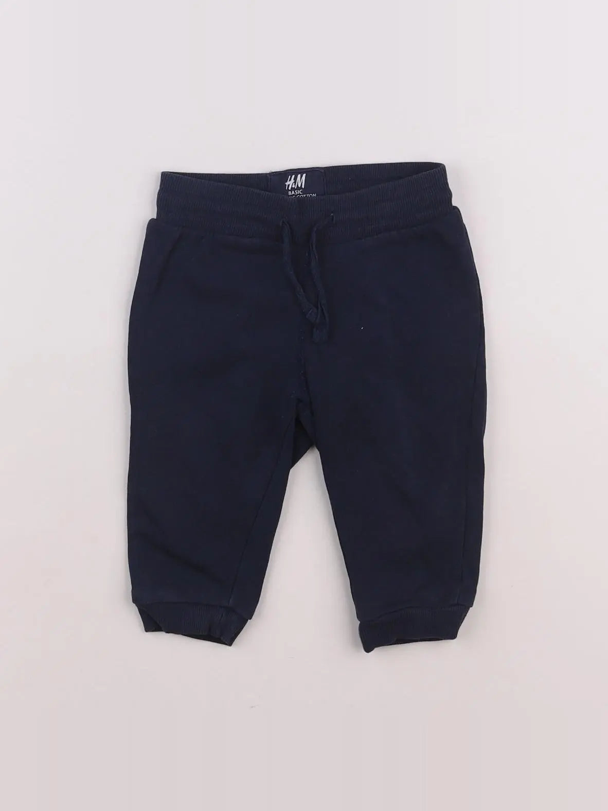H&M - jogging bleu - 3/6 mois