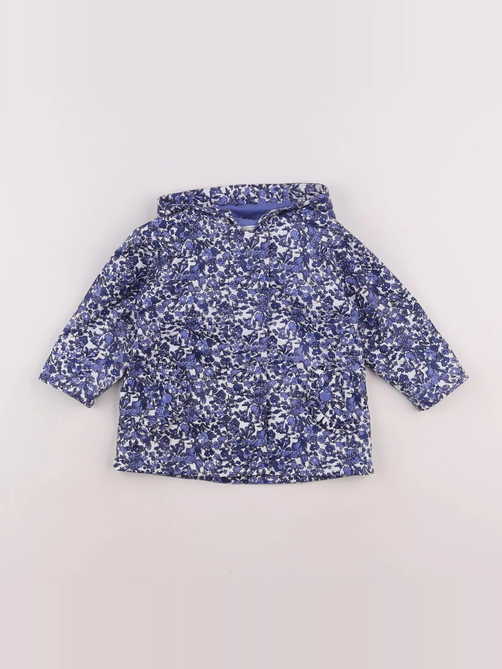 Vertbaudet - imperméable bleu - 12 mois