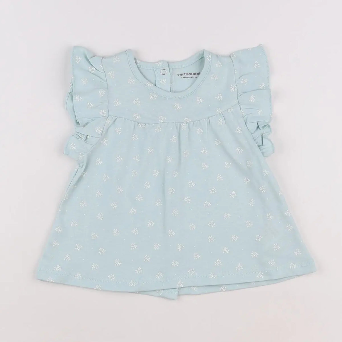 Vertbaudet - tee-shirt bleu - 18 mois