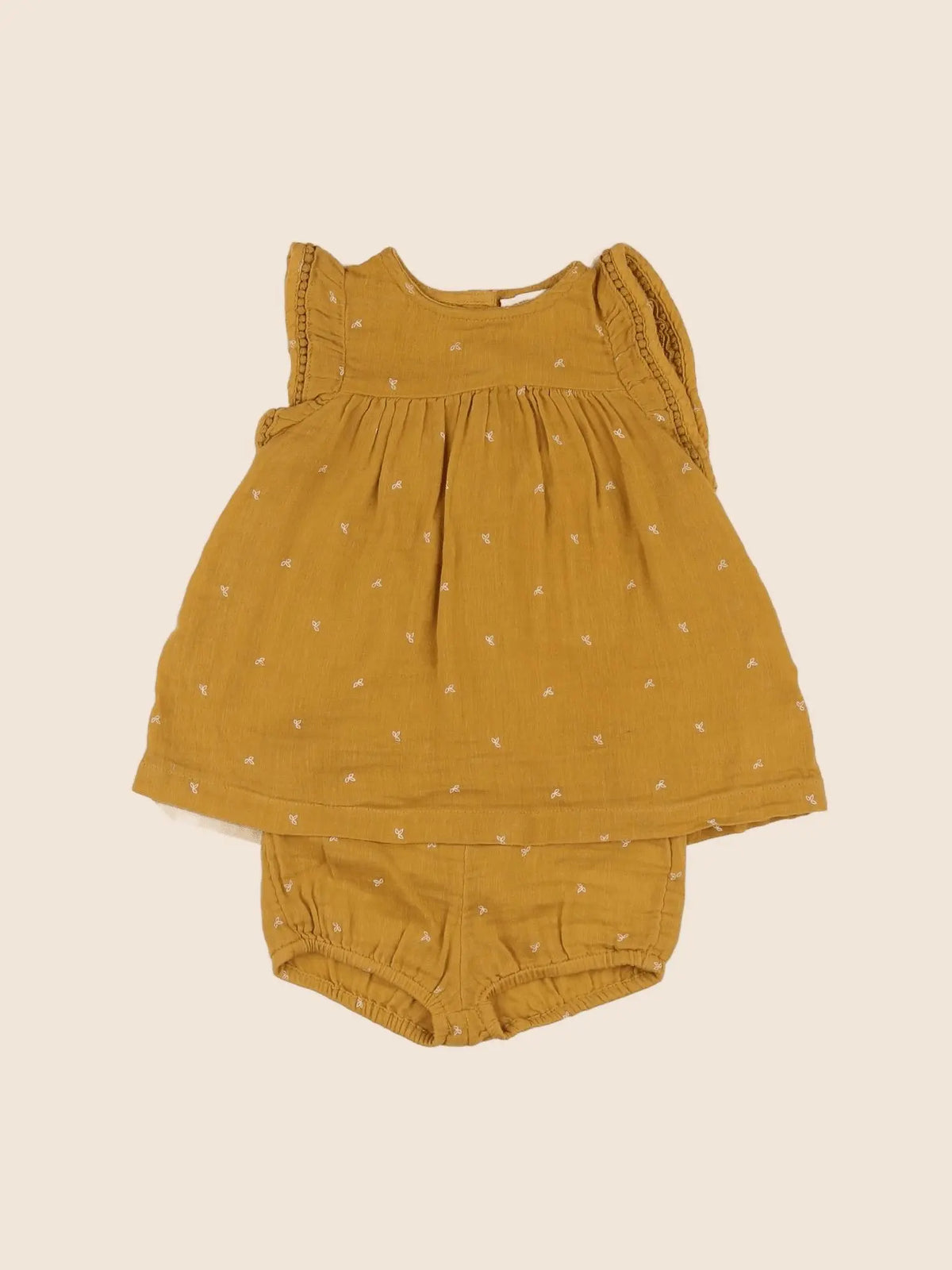 Vertbaudet - robe jaune - 6 mois