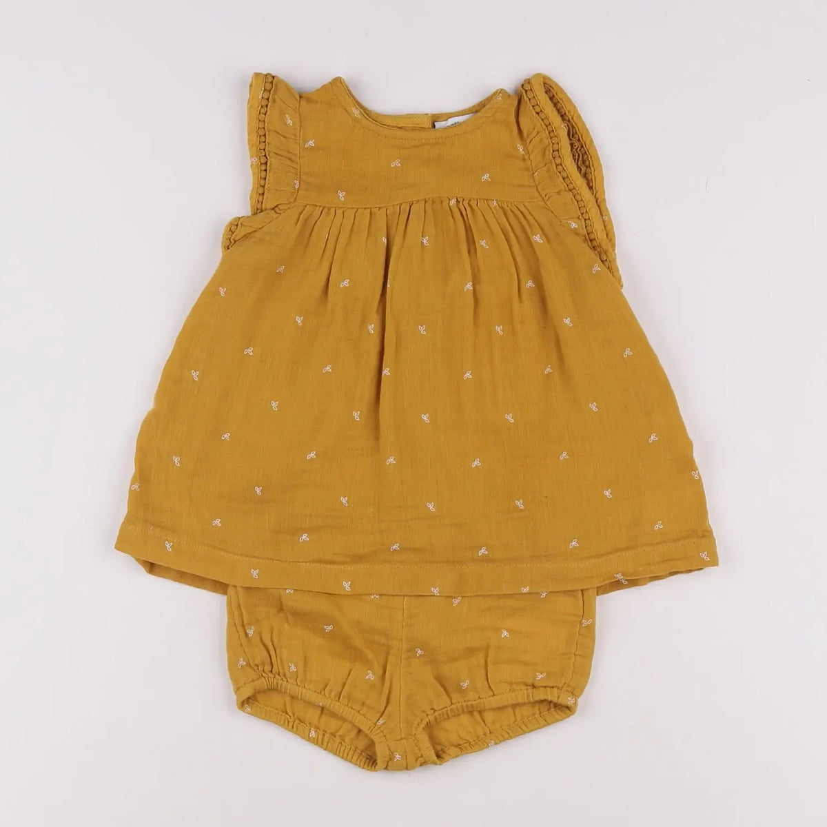 Vertbaudet - robe jaune - 6 mois