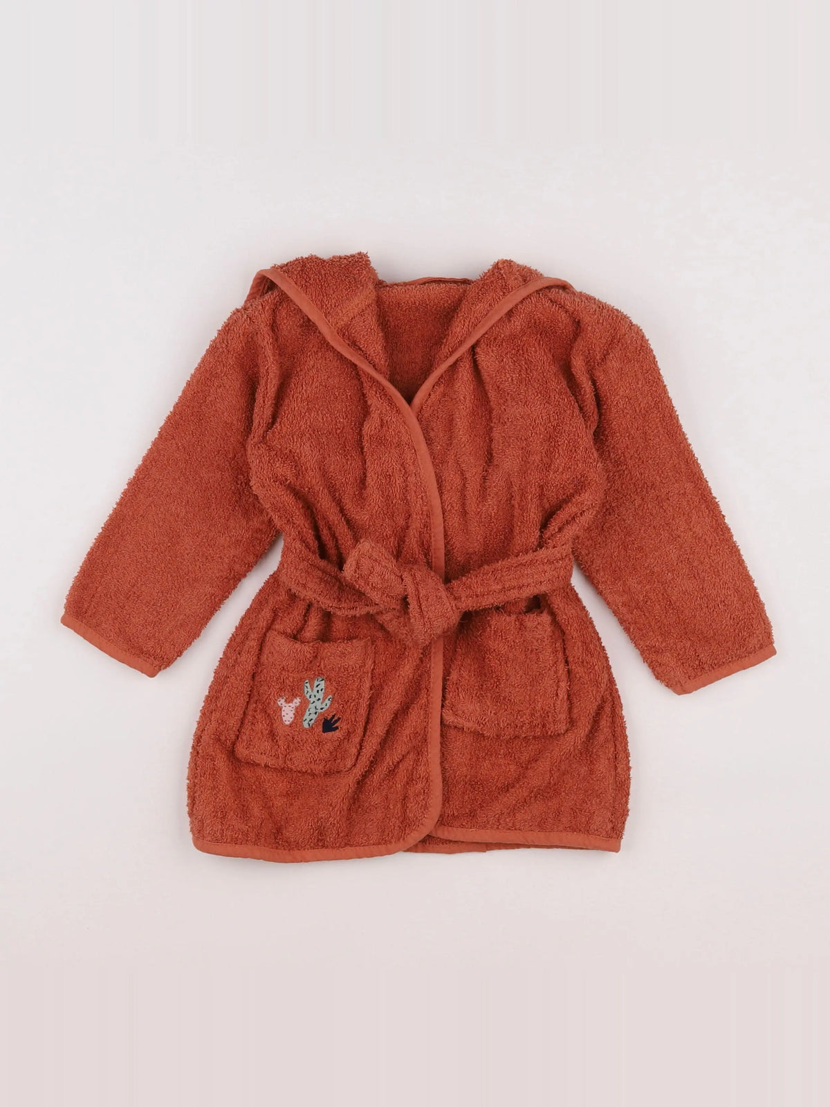 Vertbaudet - peignoir marron - 12/18 mois