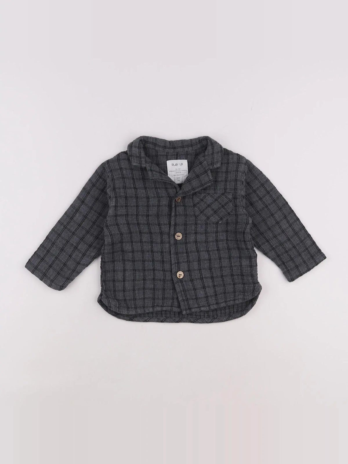 Play Up - chemise gris - 9 mois
