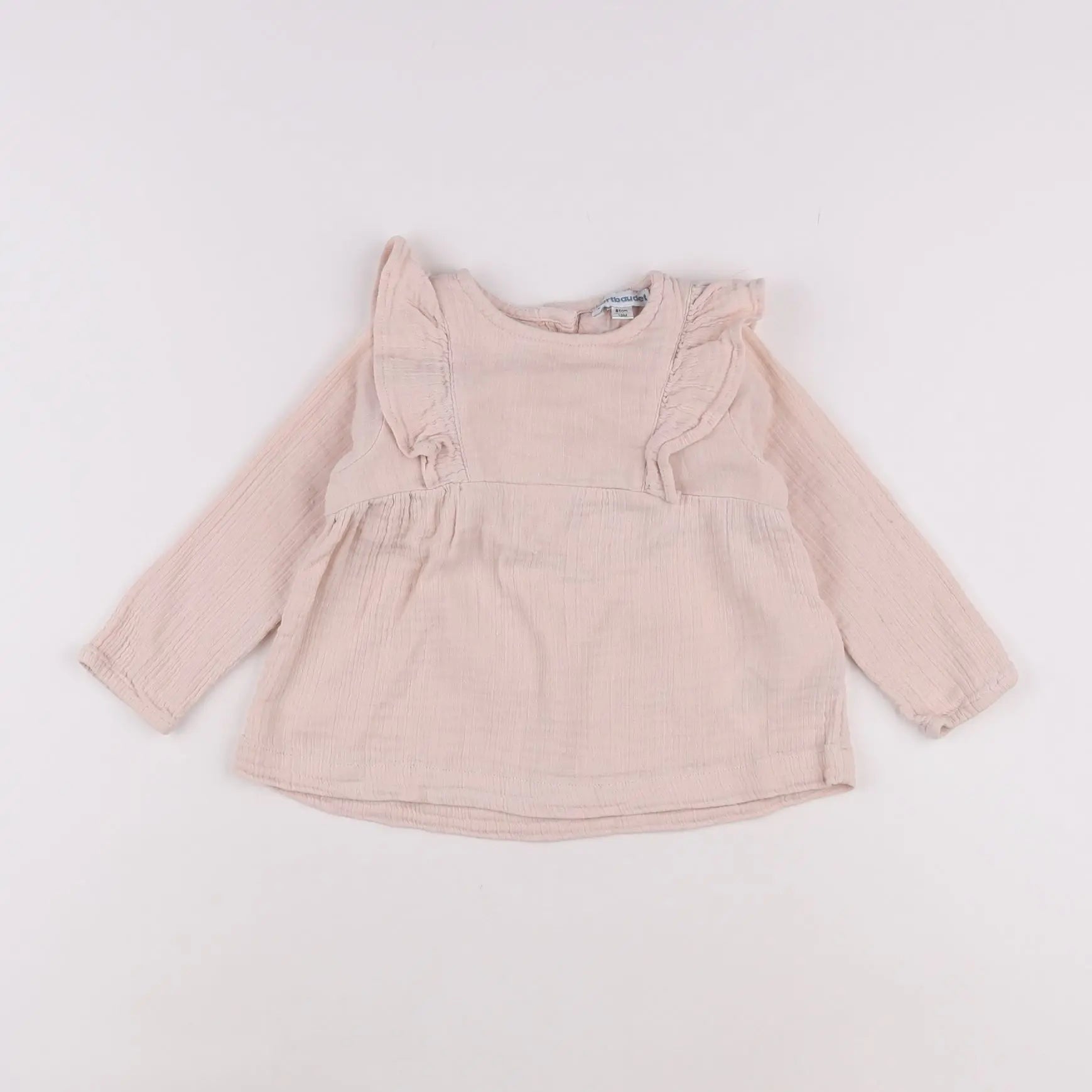Vertbaudet - blouse rose - 18 mois