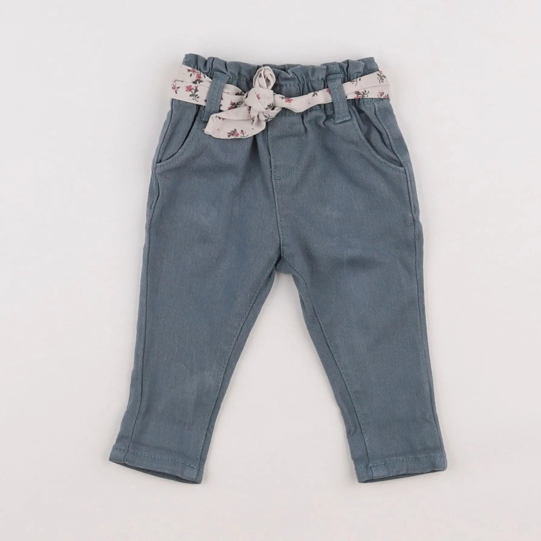 Vertbaudet - jean bleu - 3 mois