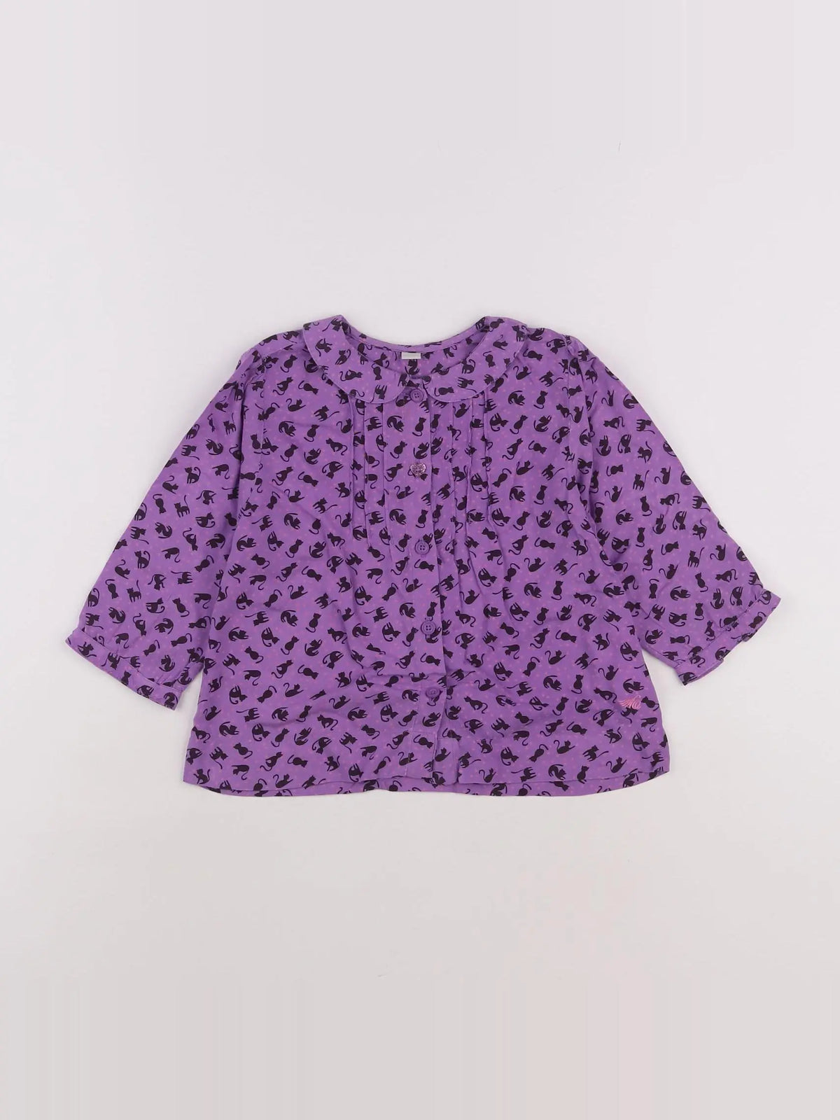 Esprit - blouse violet - 12 mois