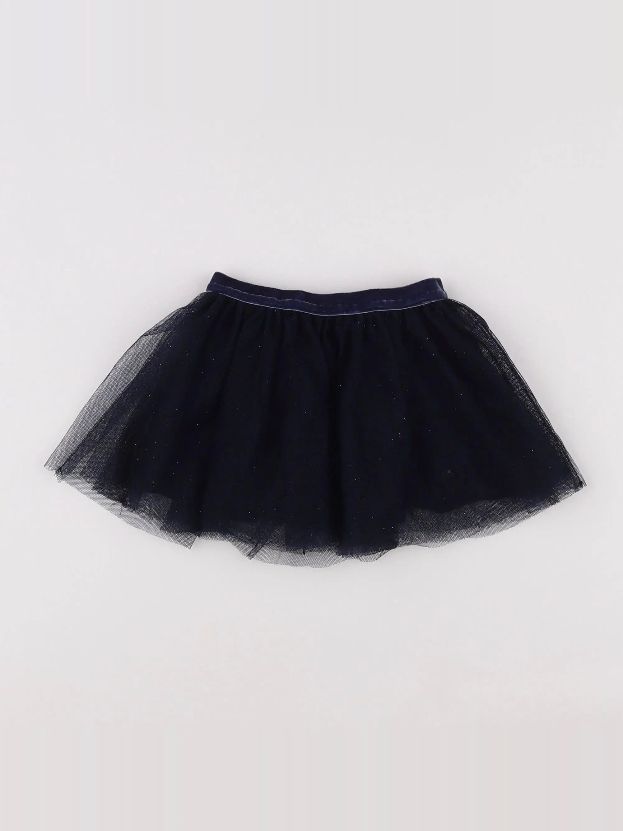 Vertbaudet - jupe bleu - 12 mois