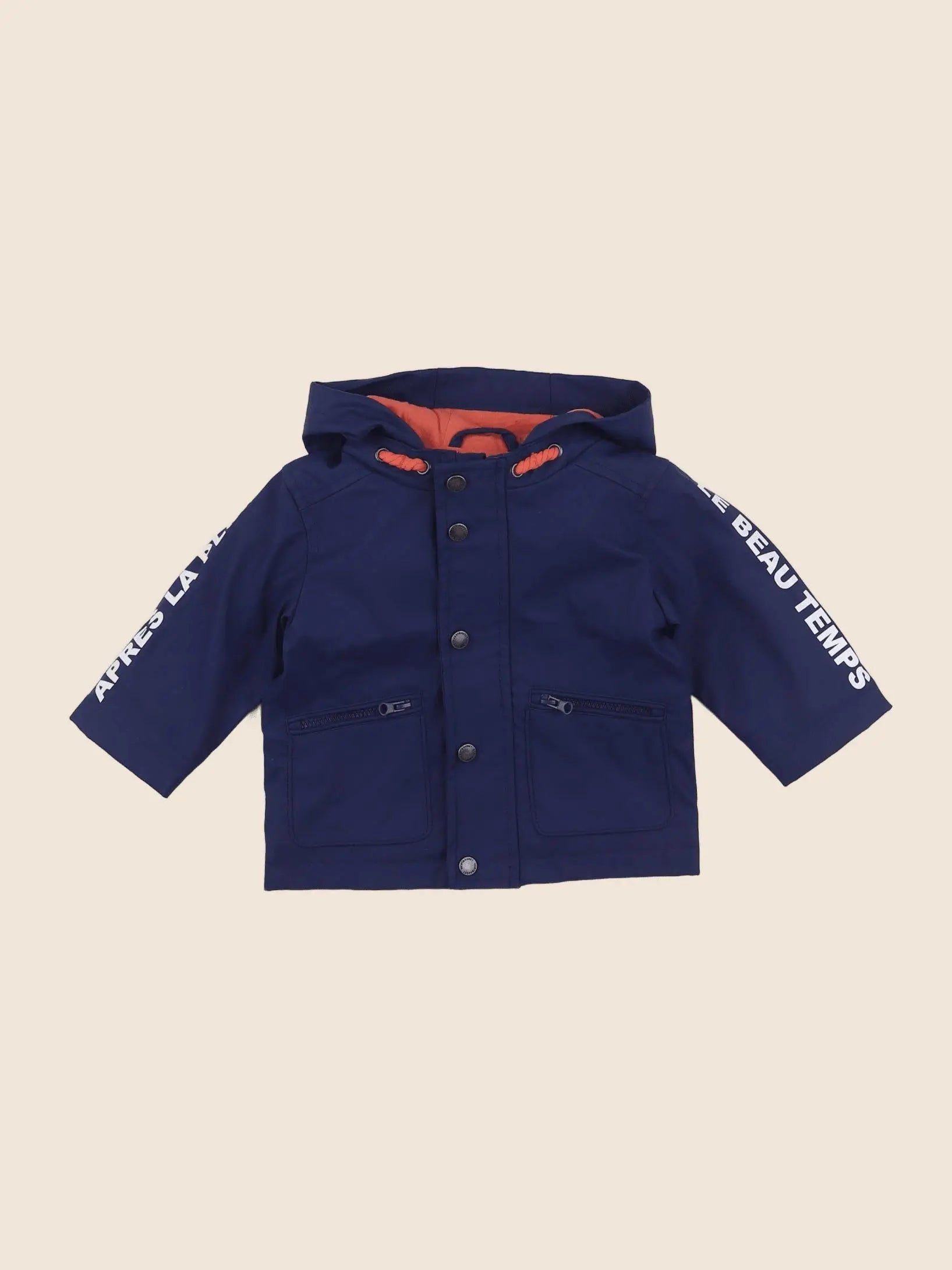 Vertbaudet - imperméable bleu - 6 mois