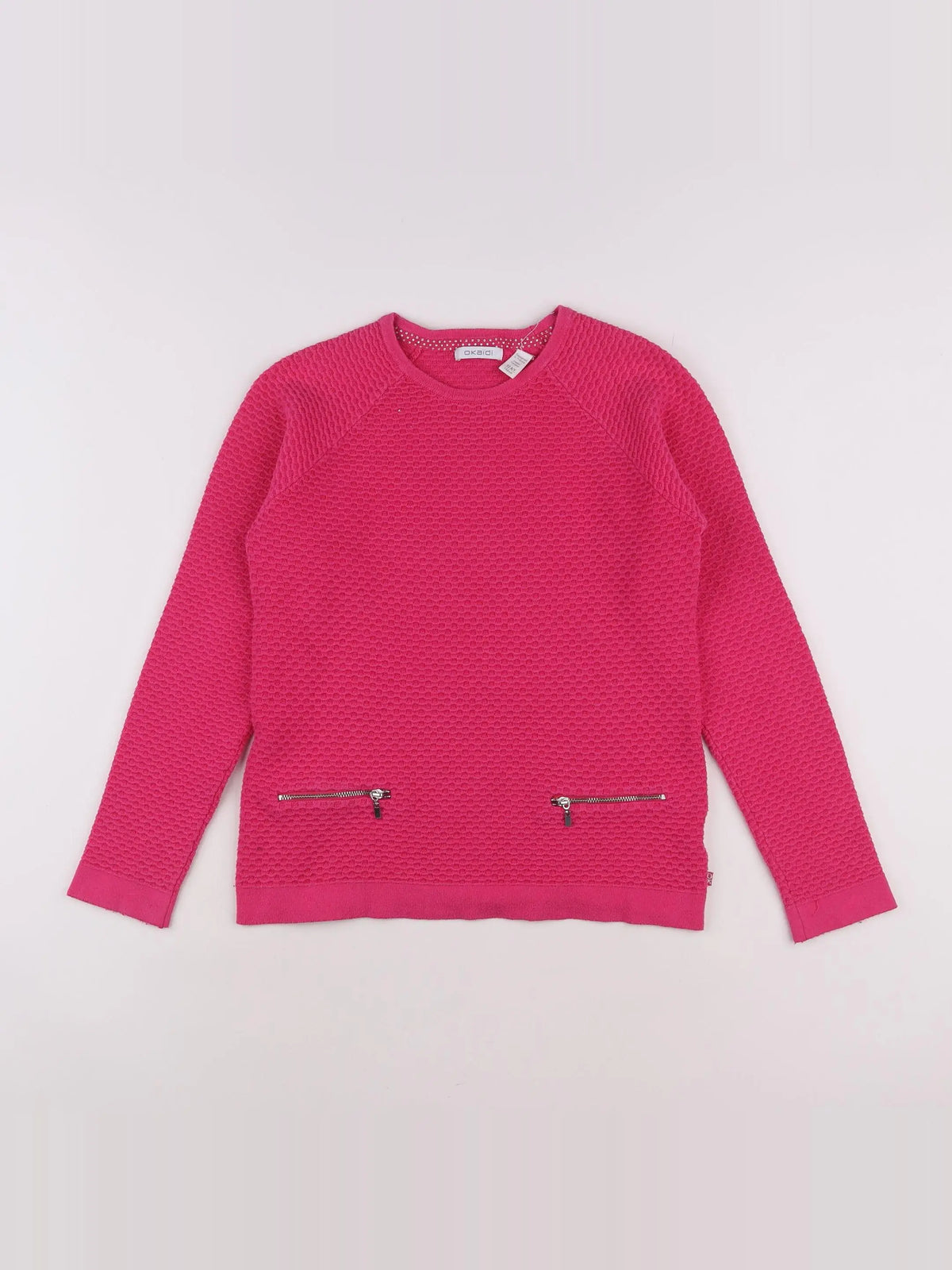 Okaidi - pull rose - 12 ans