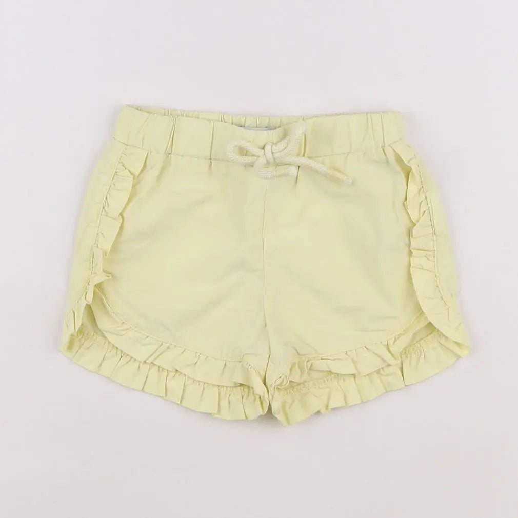 Vertbaudet - short jaune - 18 mois