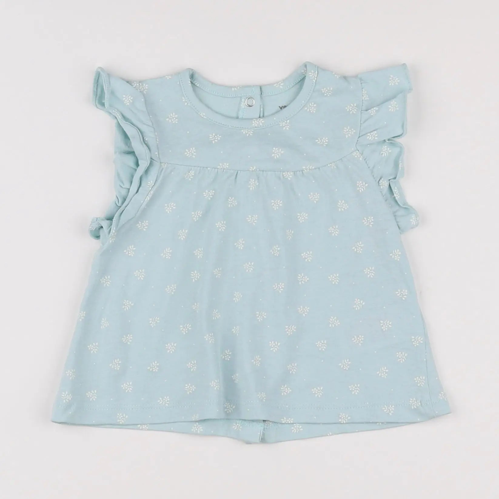 Vertbaudet - tee-shirt bleu - 12 mois