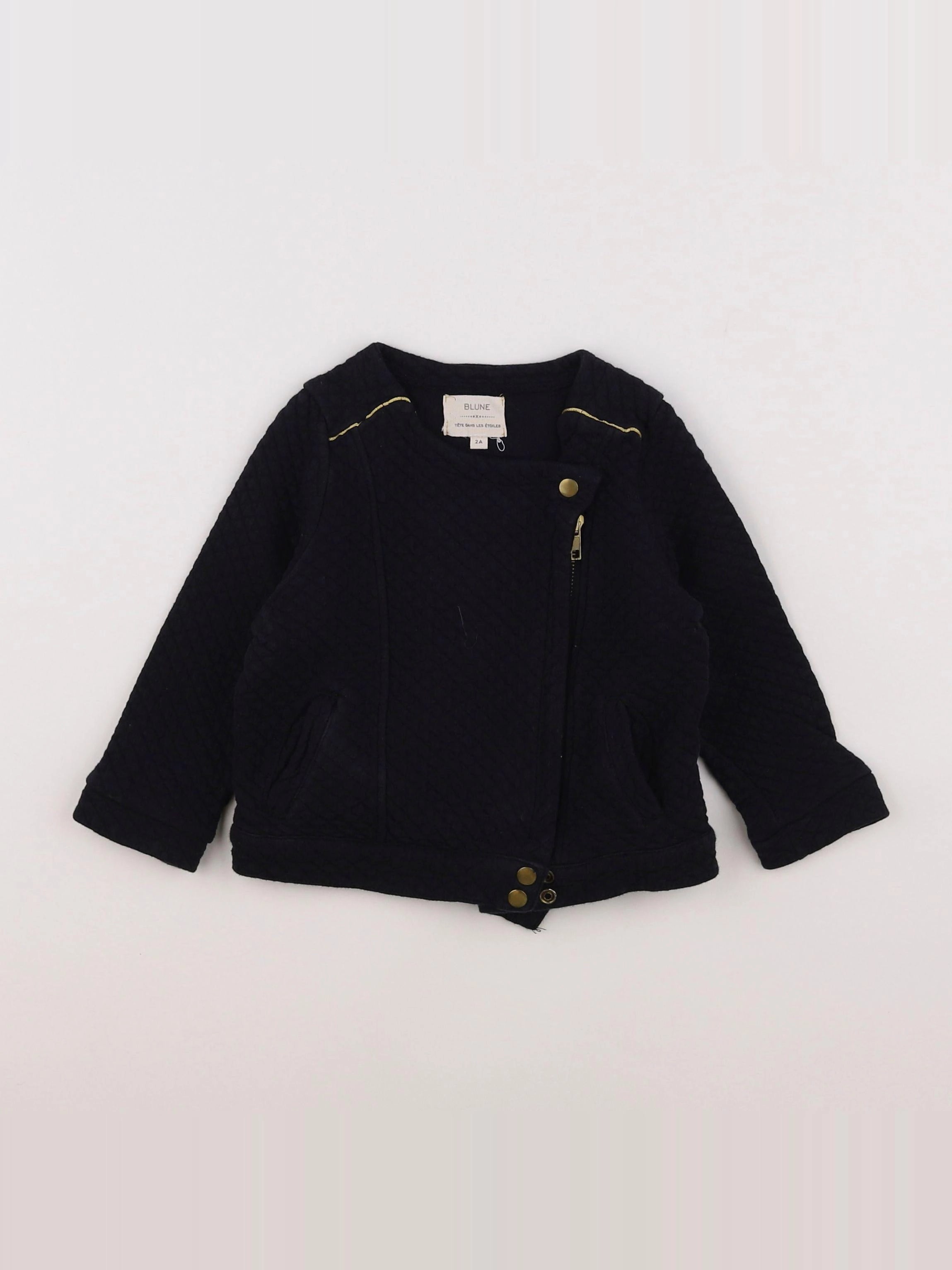 Blune - veste bleu - 2 ans