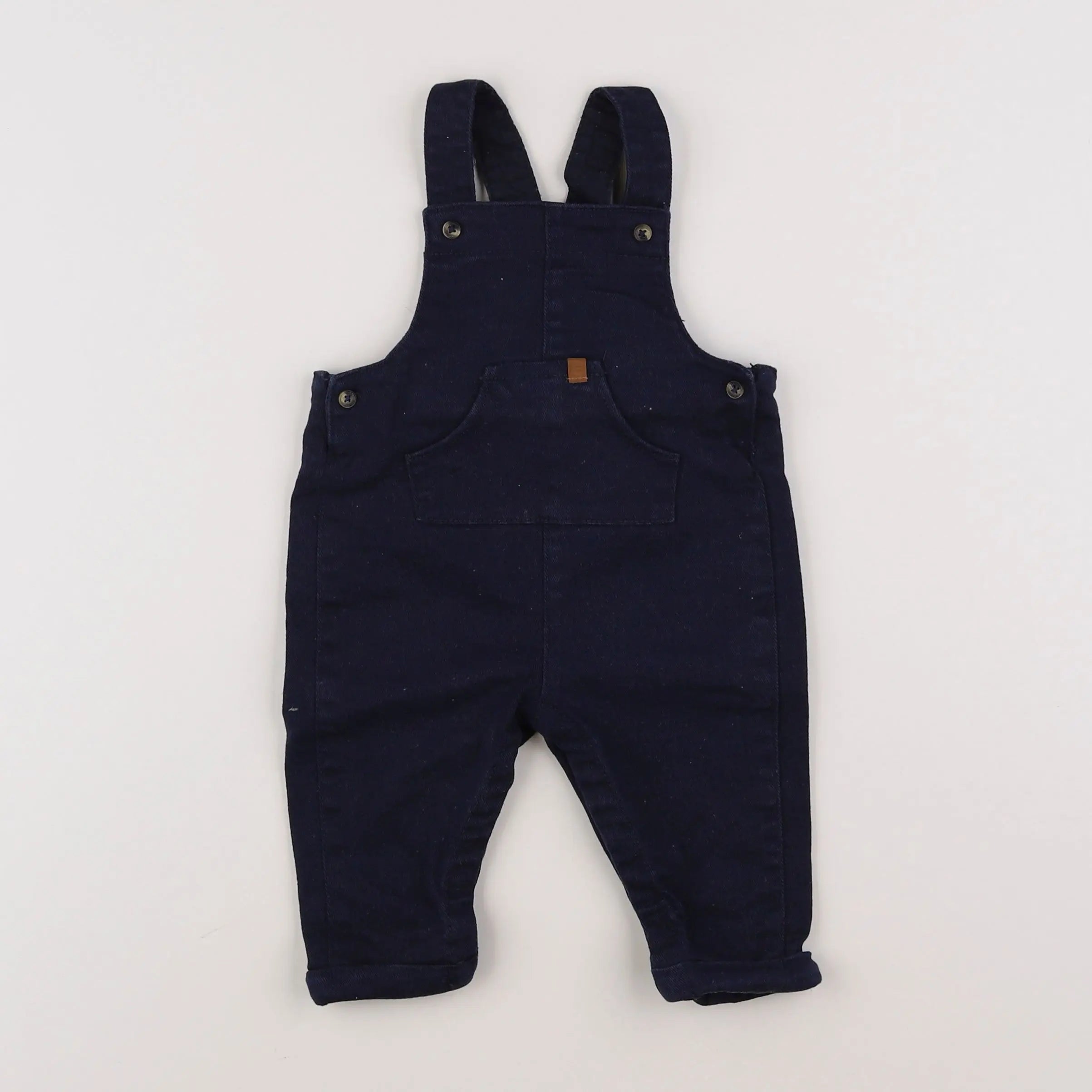 Vertbaudet - salopette bleu - 6 mois